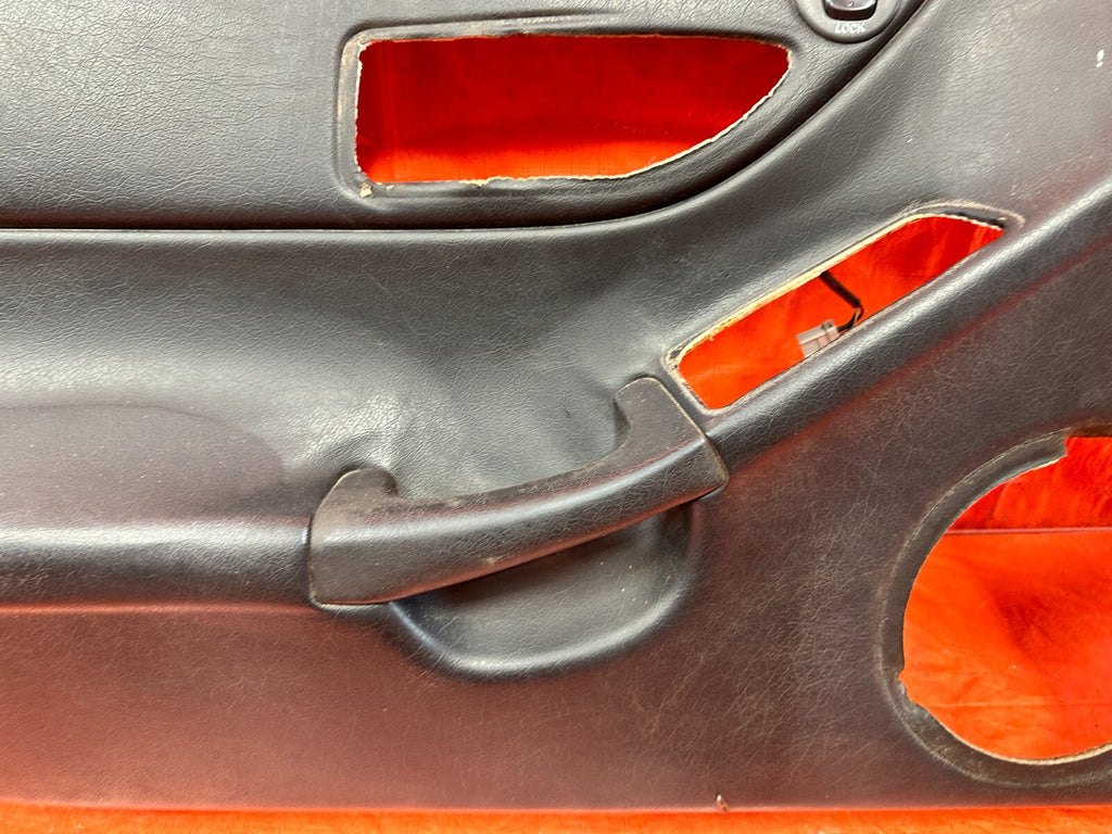 93 97 HONDA DEL SOL   LEFT AND RIGHT DOOR PANELS   ALL BLACK   OEM #2957