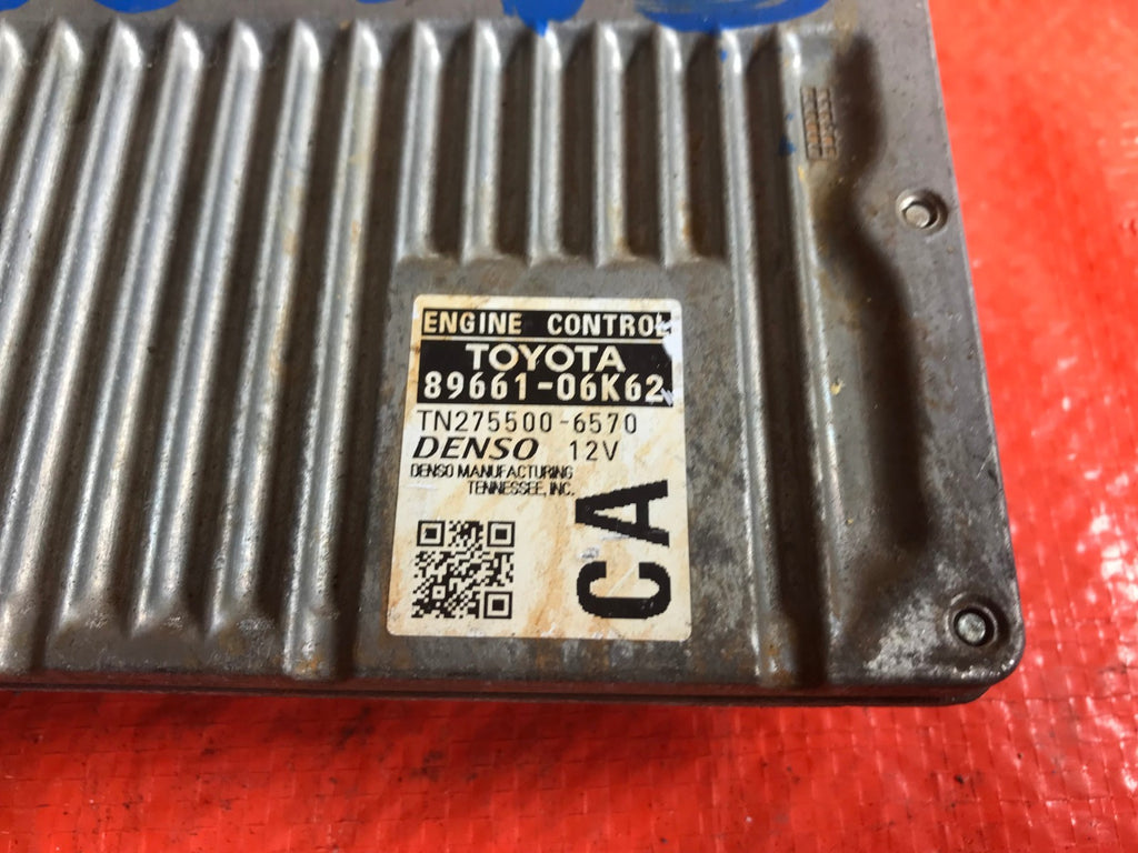 OEM 2012 12 TOYOTA CAMRY ENGINE COMPUTER ECU ECM EBX   PART # 89661 06K621