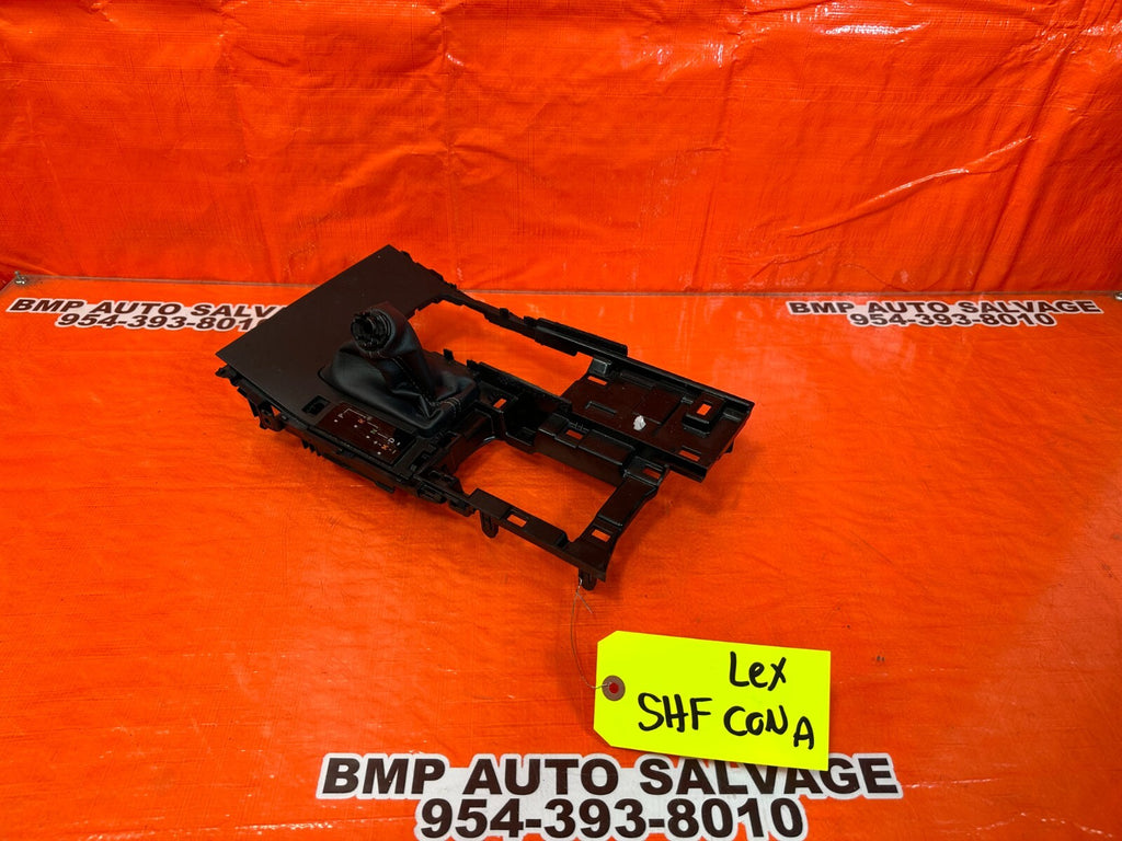 14 16 LEXUS IS SERIES   SHIFTER CONSOLE TRIM PLASTIC W/ BOOT   IS250 IS200 IS3500