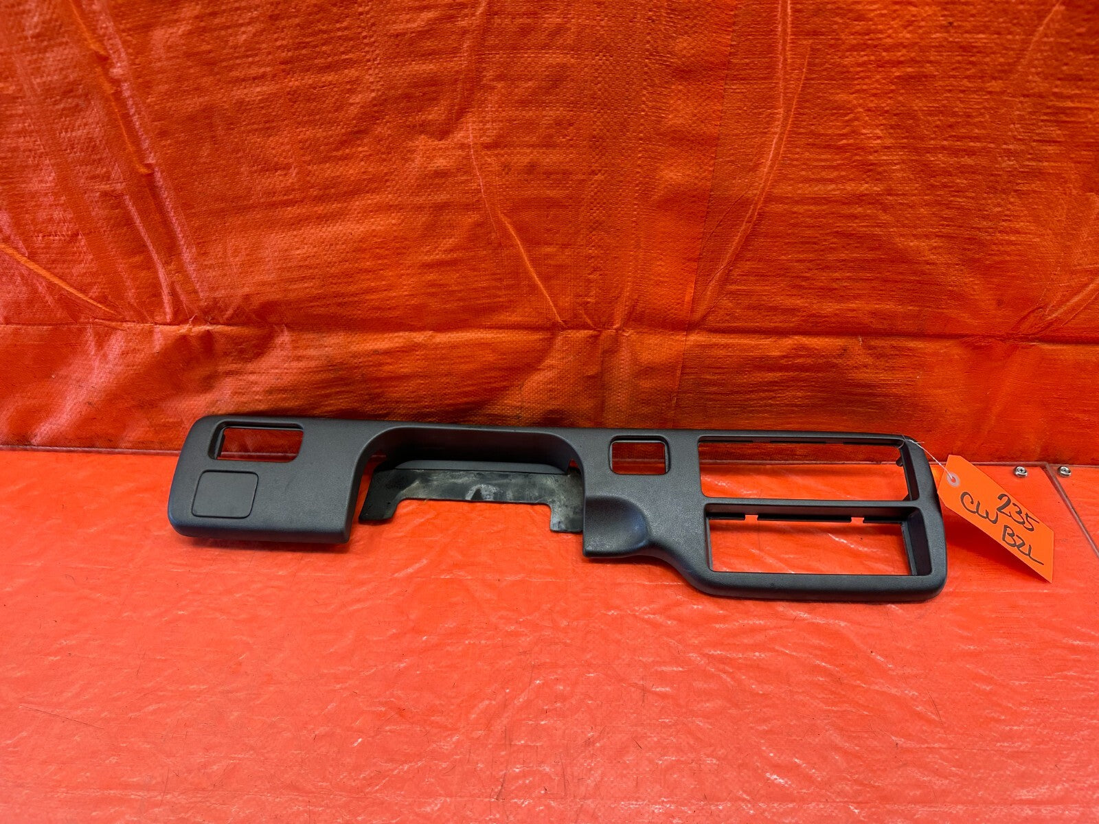 94 95 HONDA CIVIC   CLIMATE CONTROL BEZEL SURROUND TRIM PLASTIC   OEM #2350