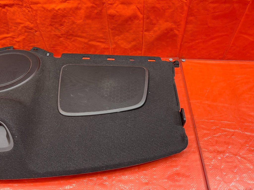 09 14 ACURA TSX   REAR UPPER TRUNK TRIM / SPEAKER COVER   BLACK COLOR   OEM #1684