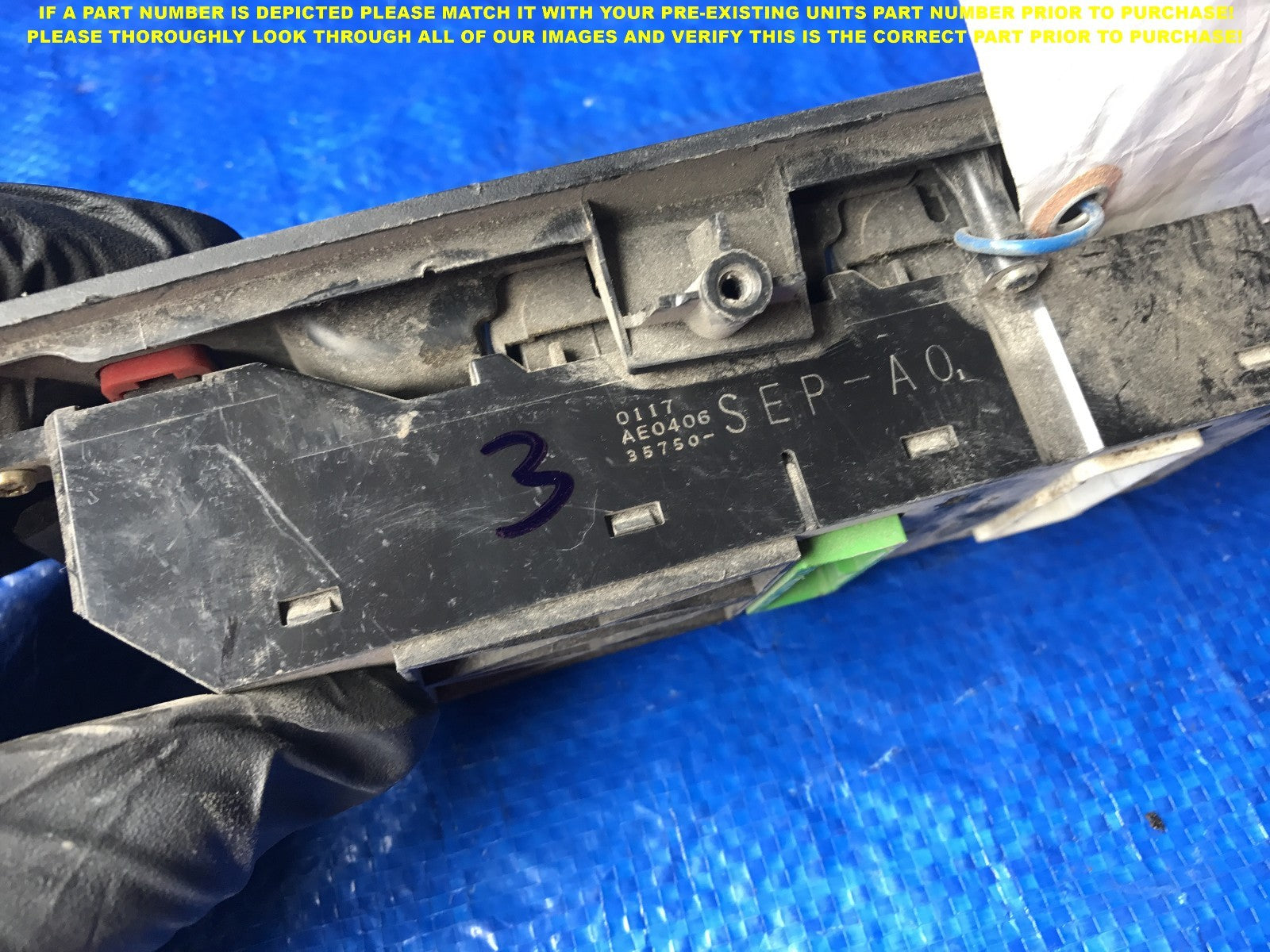 OEM 2004 2005 2006 2007 ACURA TL DRIVER LEFT MASTER WINDOW SWITCH  35750 SEP A013