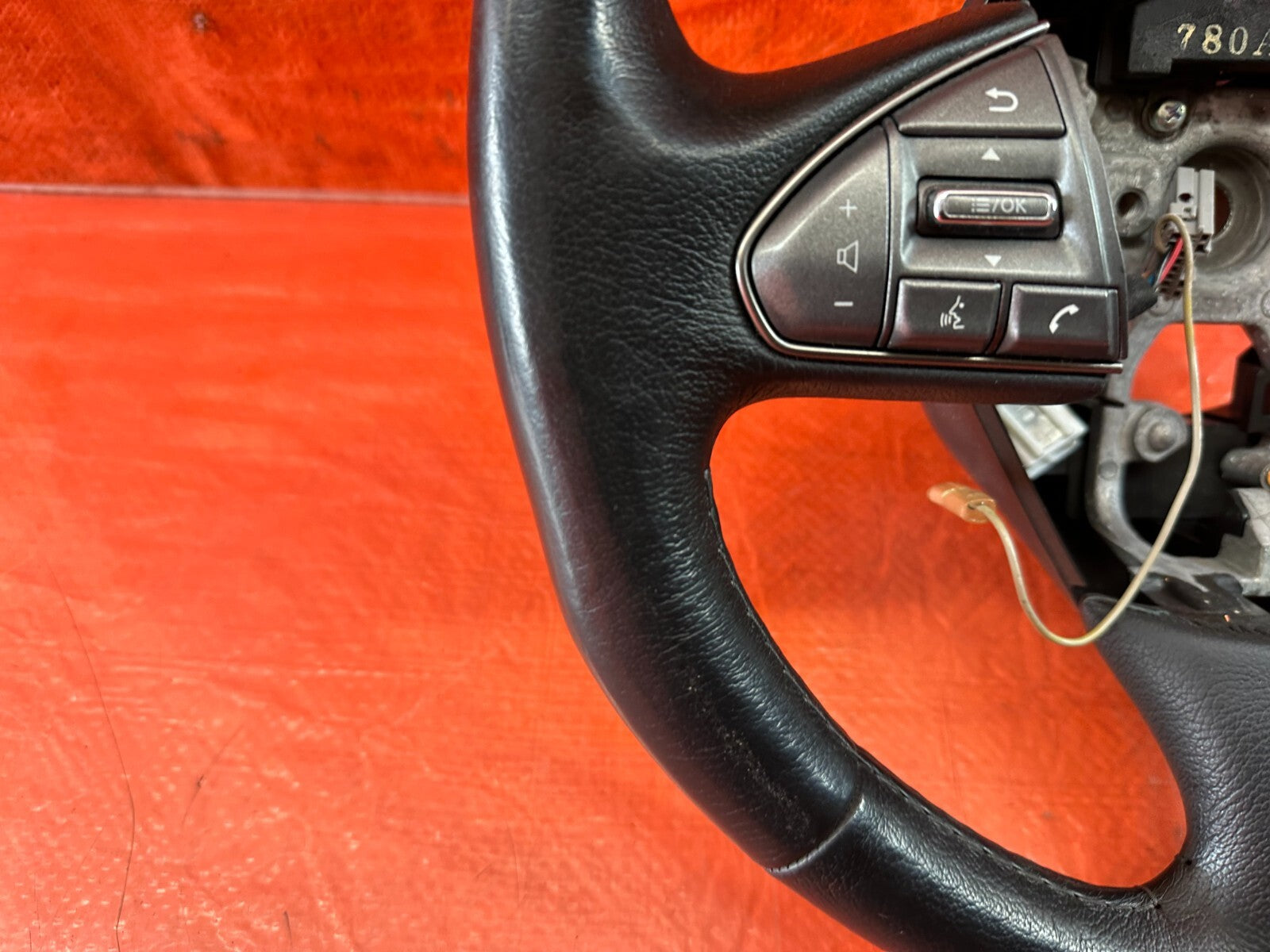 2017 17 INFINITI Q50 RED SPORT 400 RWD   STEERING WHEEL   NON HEATED   OEM #24212