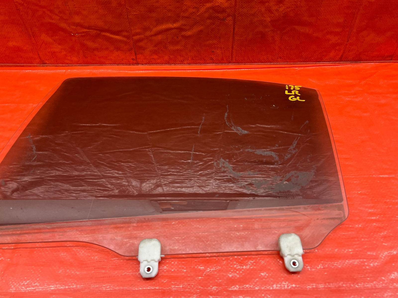 08 15 LANCER EVOLUTION X EVO 10   DOOR GLASS WINDOW   DRIVER LEFT REAR   OEM 1756