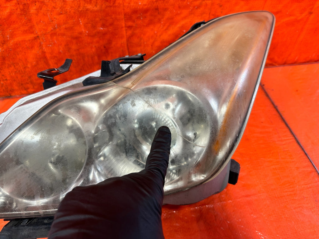 08 09 INFINITI G37 2D COUPE   LEFT HEADLIGHT  HEADLAMP W/ ALL MODULES   OEM 3201