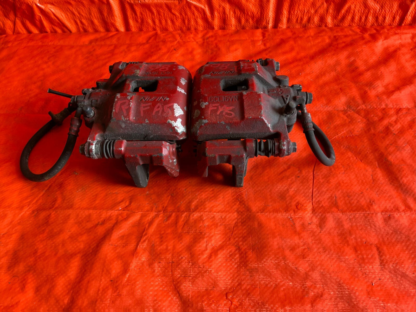 06 11 HONDA CIVIC SI   FRONT BRAKE CALIPER CALIPERS    LEFT AND RIGHT   OEM OE +8