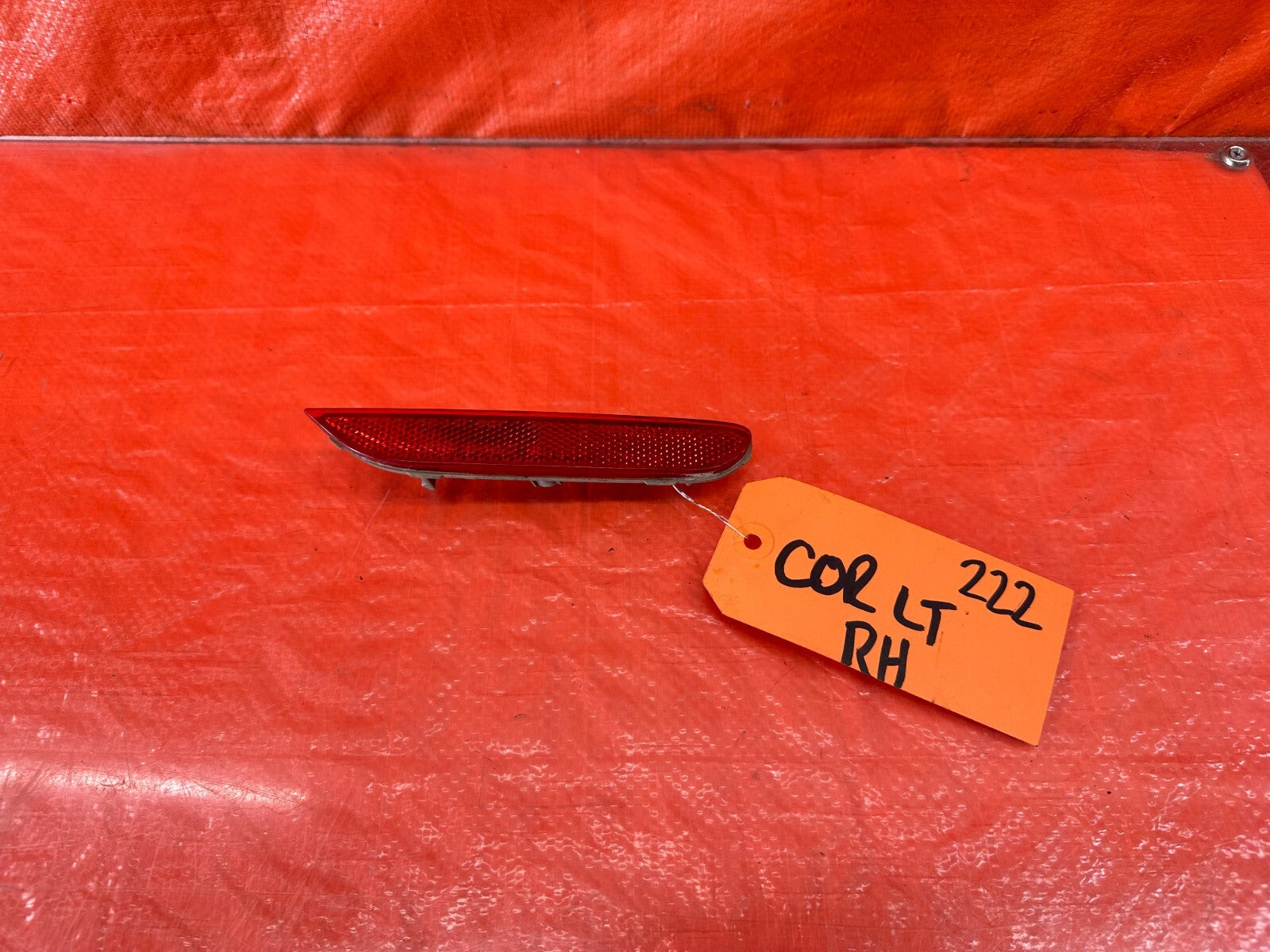 14 17 INFINITI Q50 SPORT   PASSENGER RIGHT REAR BUMPER REFLECTOR LIGHT OEM #2220