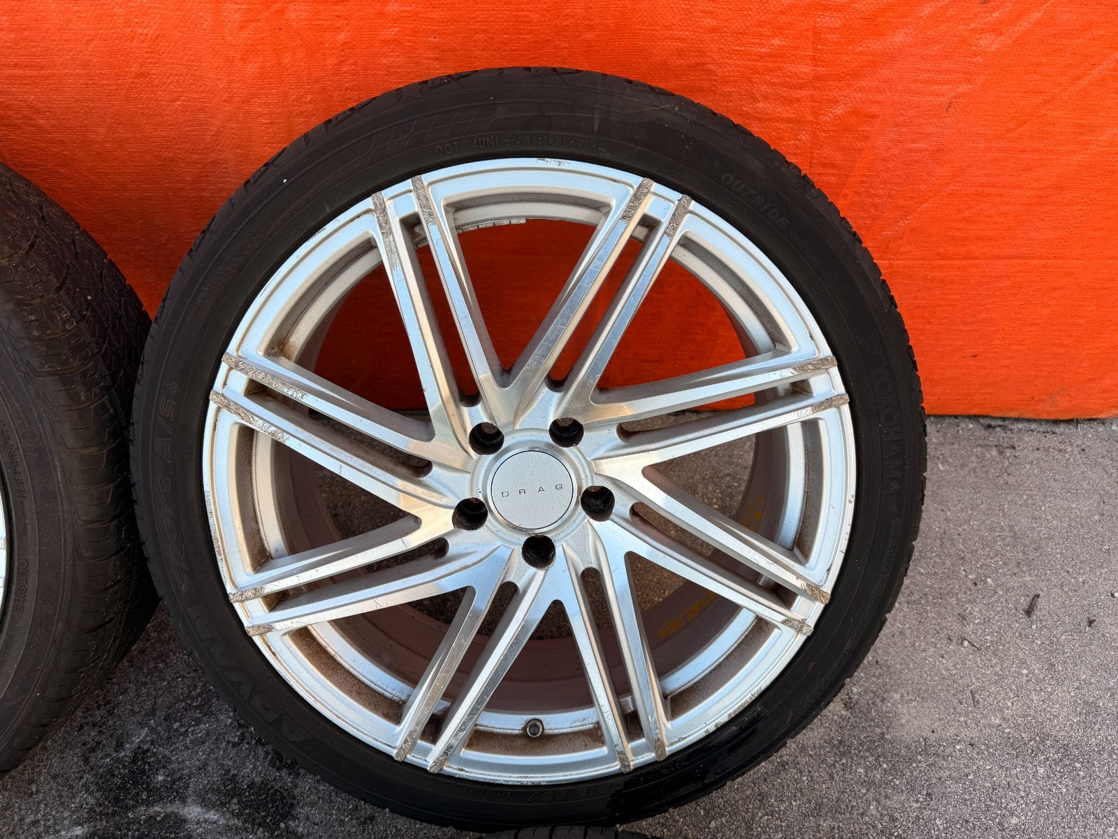 DRAG DR70 19 INCH WHEEL AND TIRE PACKAGE WHEELS   19x8 +32   19x9.5 +40  6