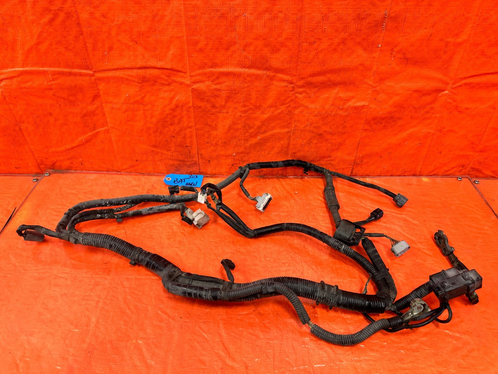09 11 MAZDA RX8 RX 8   ENGINE HARNESS   PART THAT CONNECTS TO BATTERY ONLY   OEM0