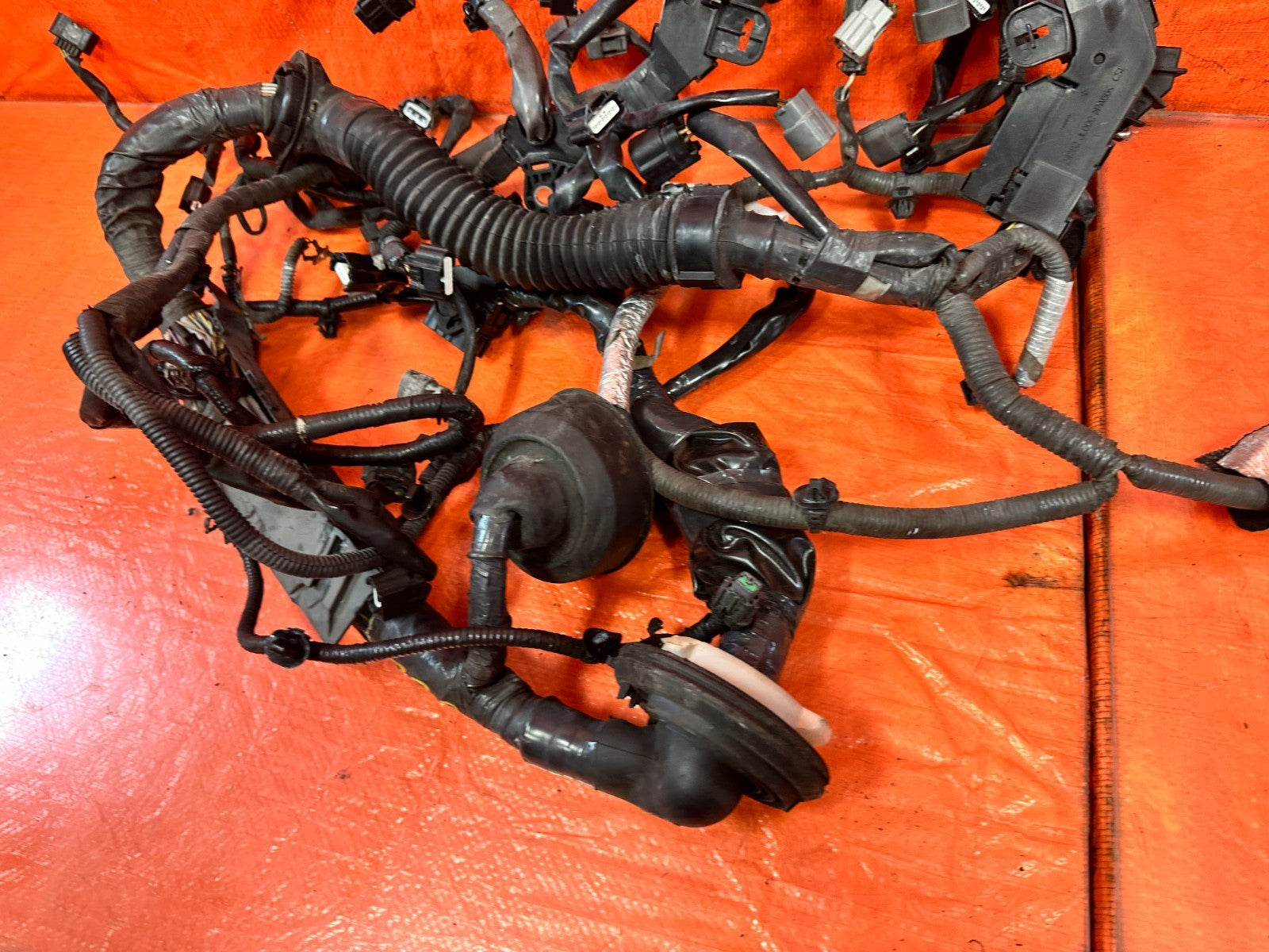 14 15 INFINITI Q60 CONVERTIBLE 3.7L VQ37 OEM MAIN ENGINE WIRE HARNESS A/T #3296