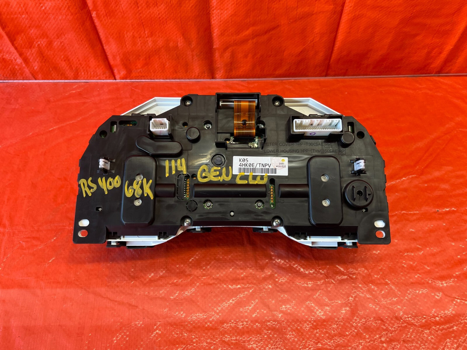 2016 16 INFINITI Q50   3.0L TURBO ONLY   INSTRUMENT GAUGE CLUSTER SPEEDO 68K MLS6