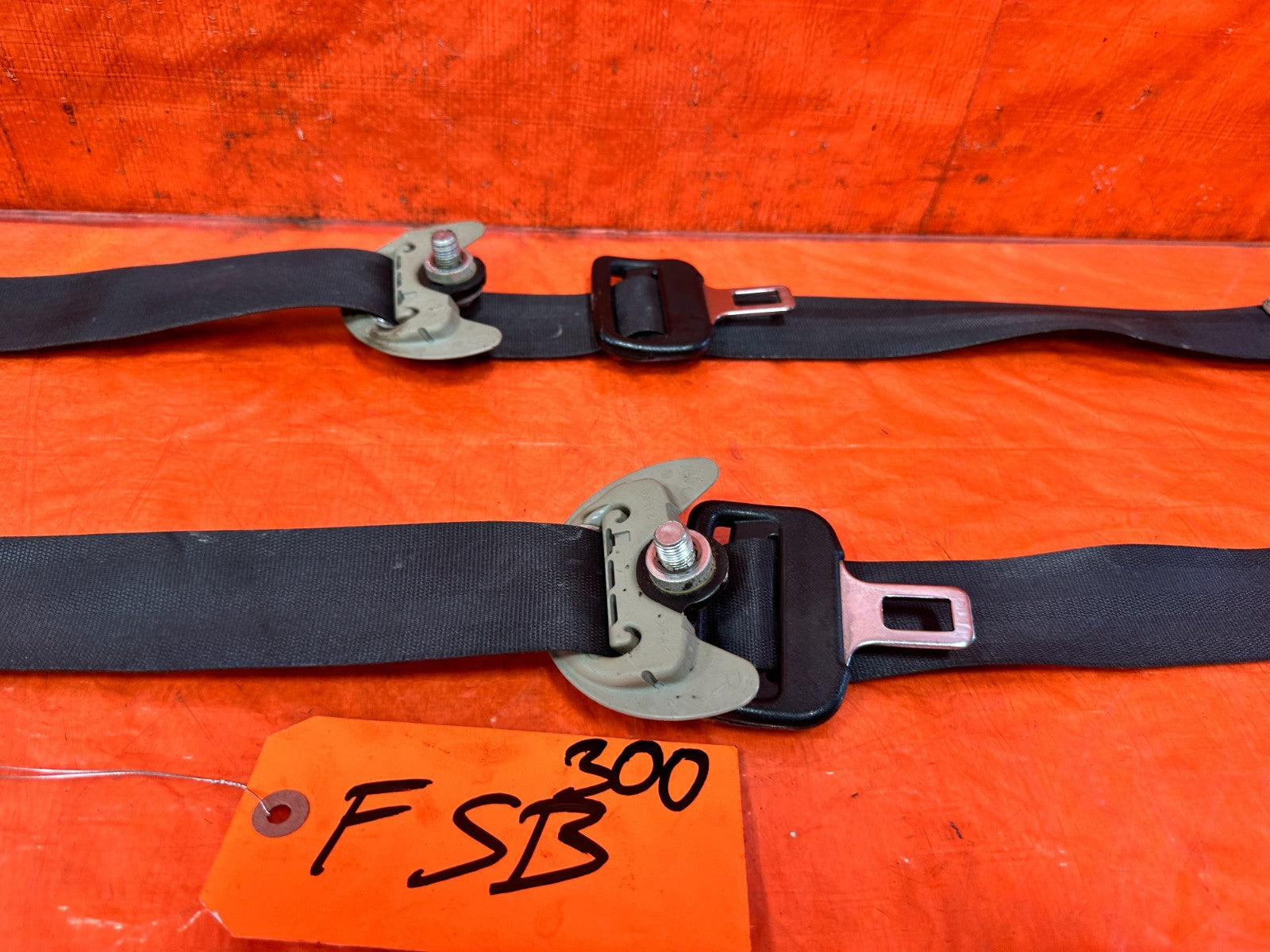 07 08 HONDA CIVIC SI SEDAN FA5 FRONT SEAT SAFETY BELT SET   BELTS LEFT RIGHT OEM5