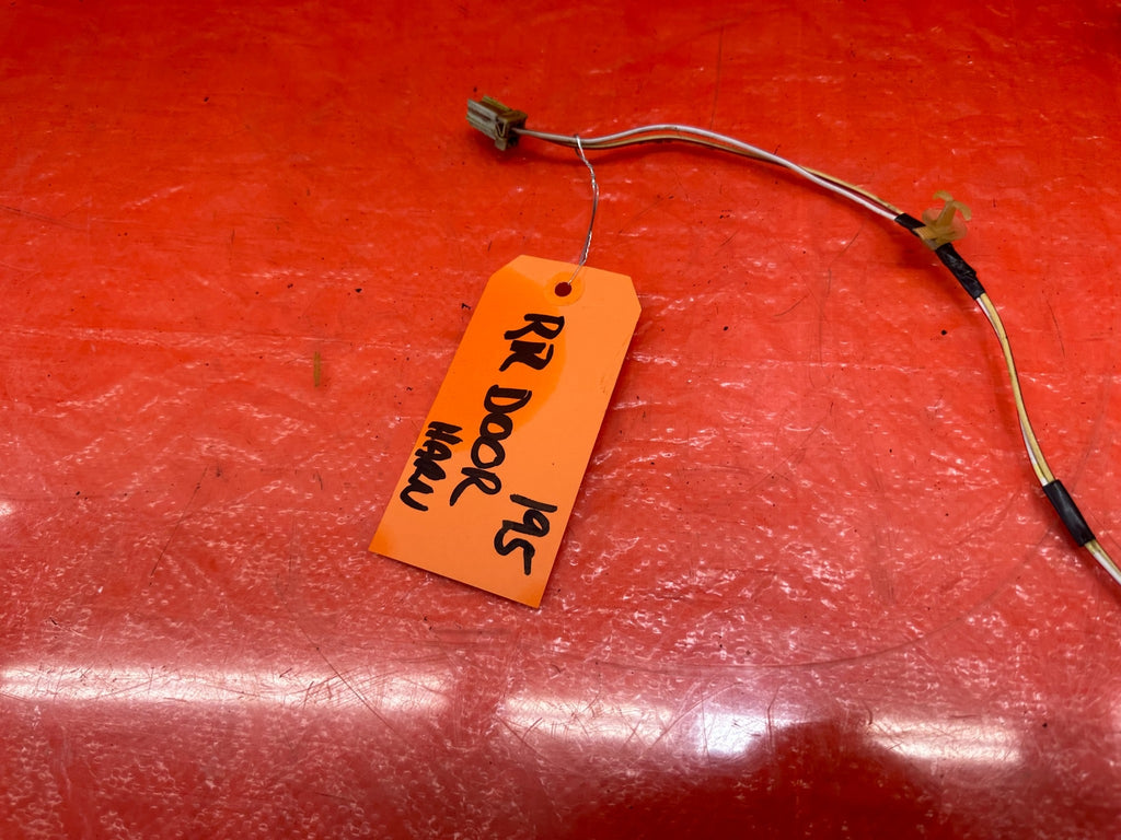 96 00 HONDA CIVIC SEDAN DX   LEFT OR RIGHT   REAR   DOOR WIRE HARNESS OEM 1959