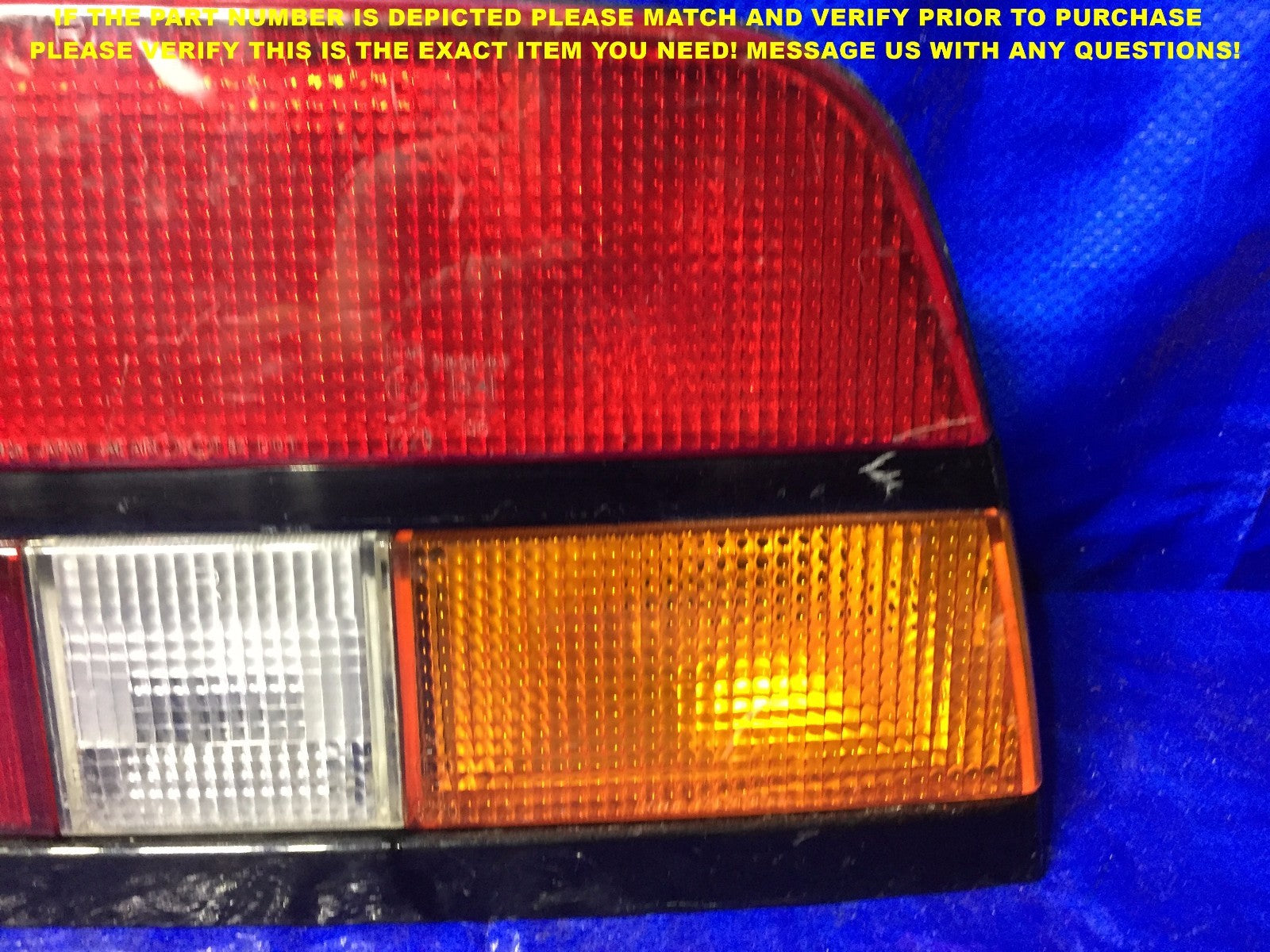 OEM 1984 1985 1986 NISSAN 300ZX PASSENGER RIGHT TAIL LIGHT IMPERFECTIONS1