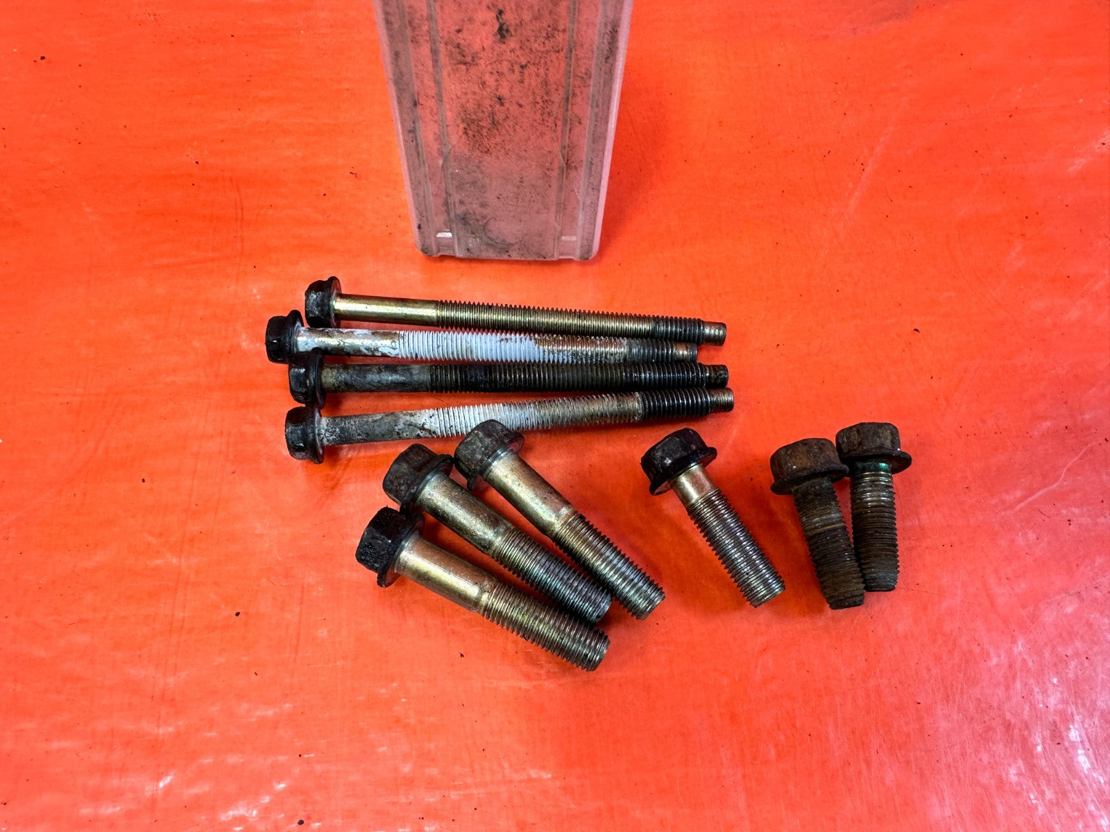 96 00 HONDA CIVIC   D16 AC COMPRESSOR AND COMPRESSOR BRACKET BOLTS   OEM #3192