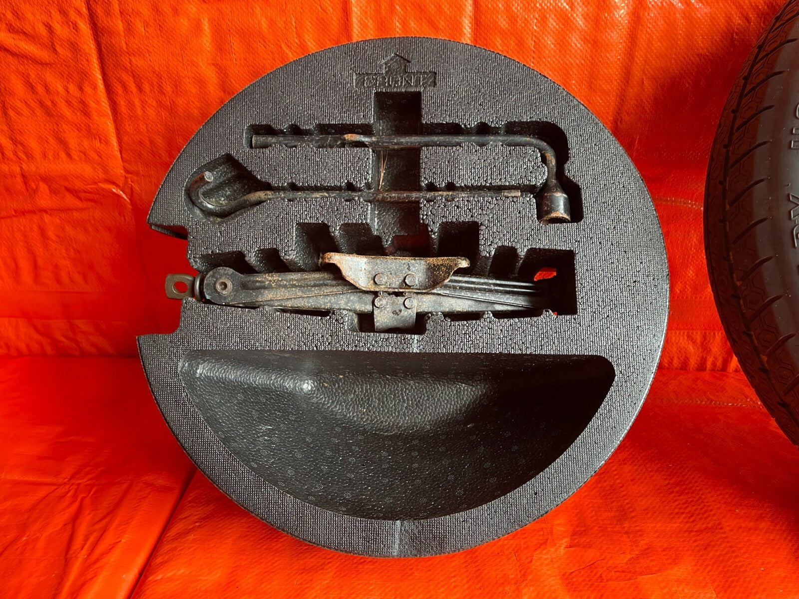 06 11 HONDA CIVIC SI SPARE TIRE W/ SPARE TIRE TOOL KIT & FOAM 100% COMPLETE OEM5