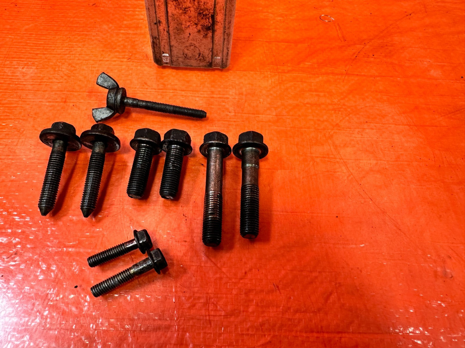 92 95 HONDA CIVIC   D16 D15   POWER STEERING PUMP BOLTS HARDWARE   OEM #3273