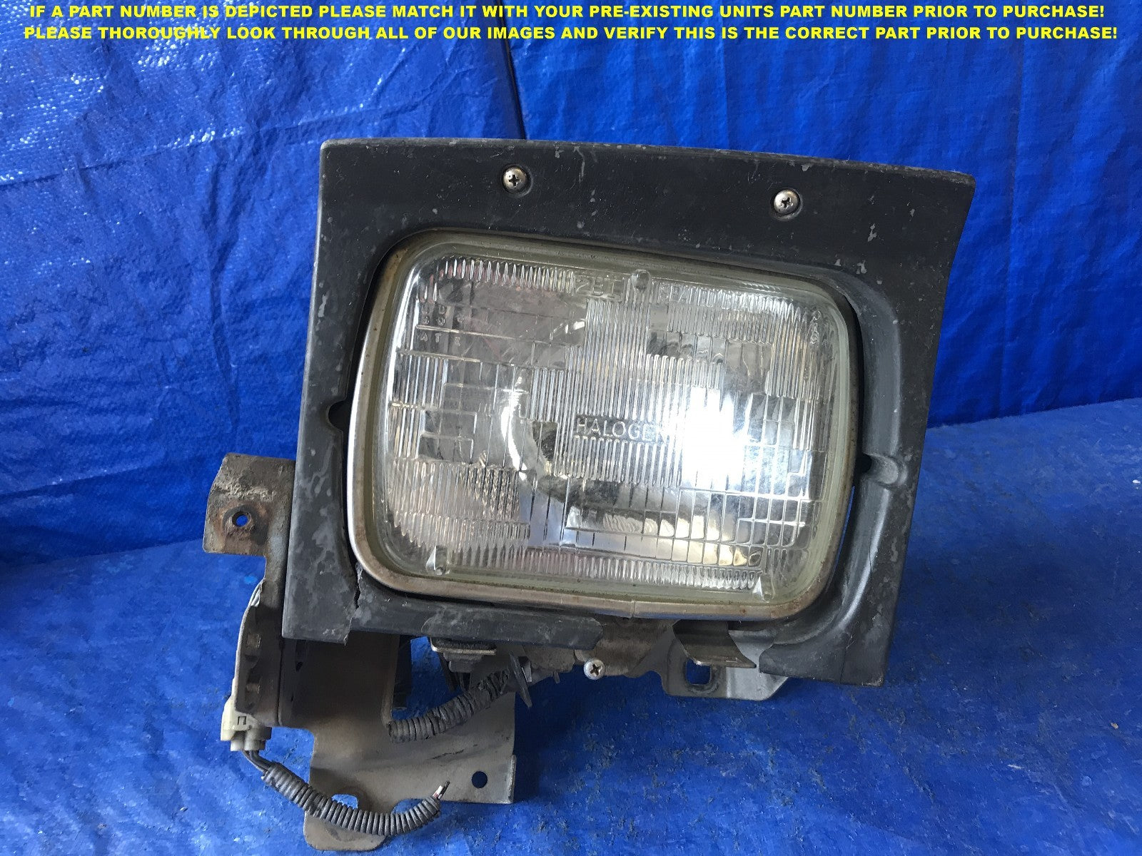 OEM 1986 1987 1988 1989 ACURA INTEGRA DRIVER LEFT HEADLIGHT L LH 3