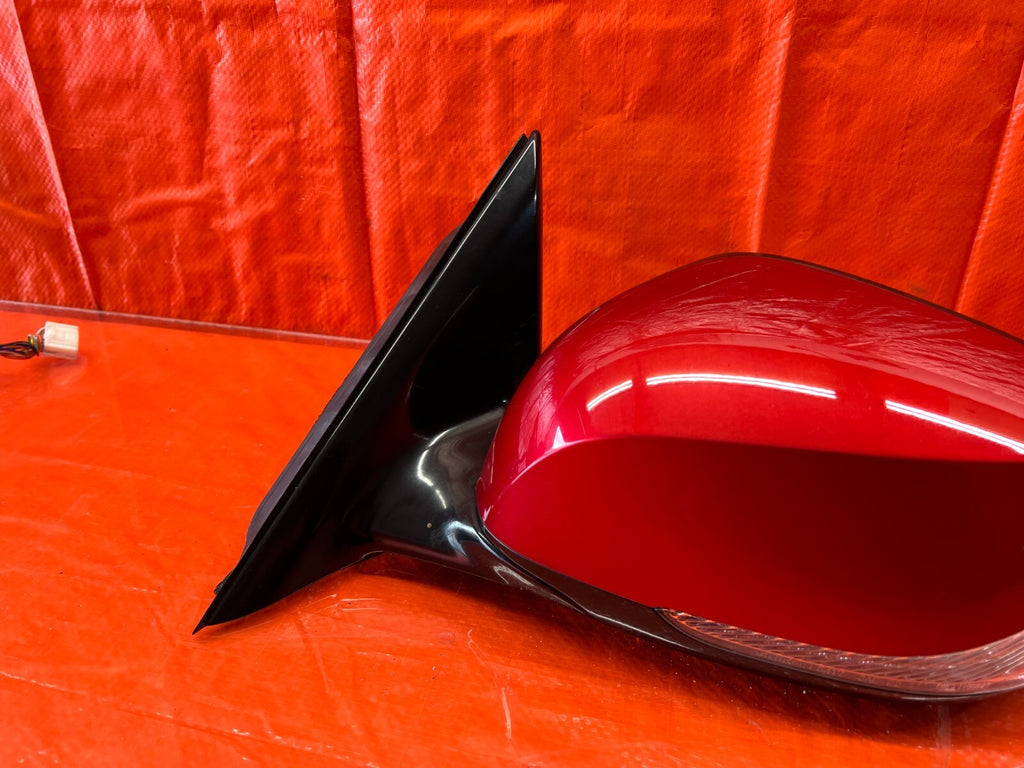 14 20 INFINITI Q50   SIDE VIEW MIRROR DRIVER LEFT SIDE DYNAMIC SUNSTONE RED OEM5