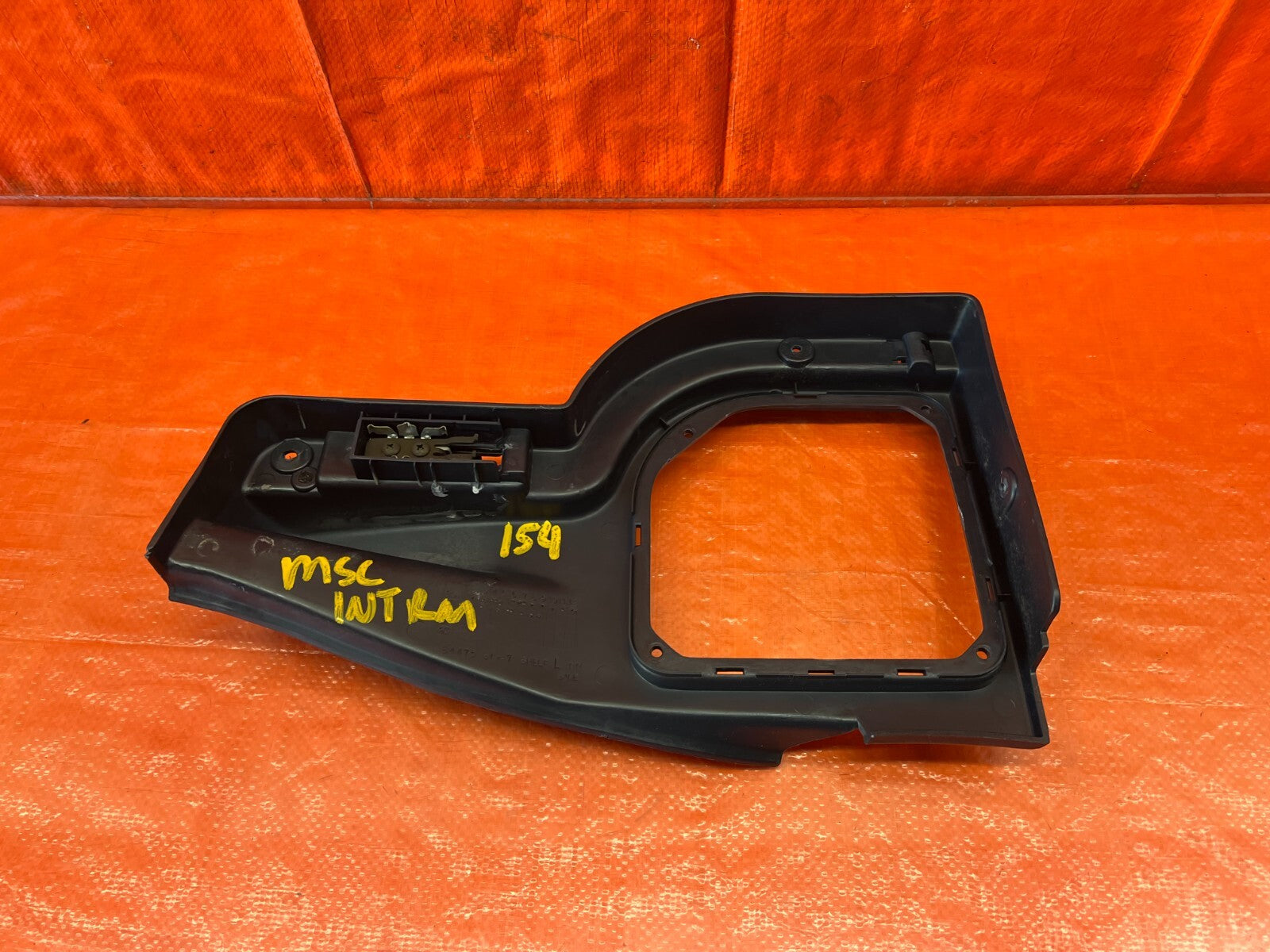 90 93 ACURA INTEGRA 2D RS   DRIVER LEFT CARGO COVER TRIM BRACKET BLUE OEM #15411