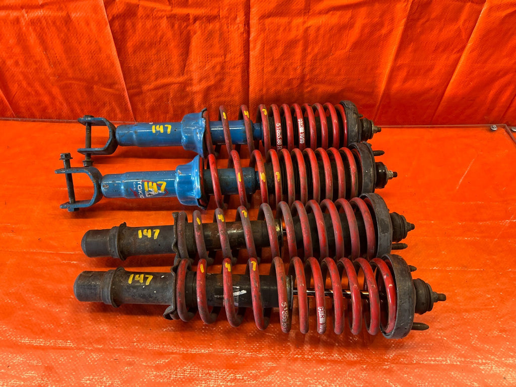 92 95 HONDA CIVIC H&R LOWERING SPRINGS & TOKICO REAR SHOCKS & OEM FRONT SHOCKS0