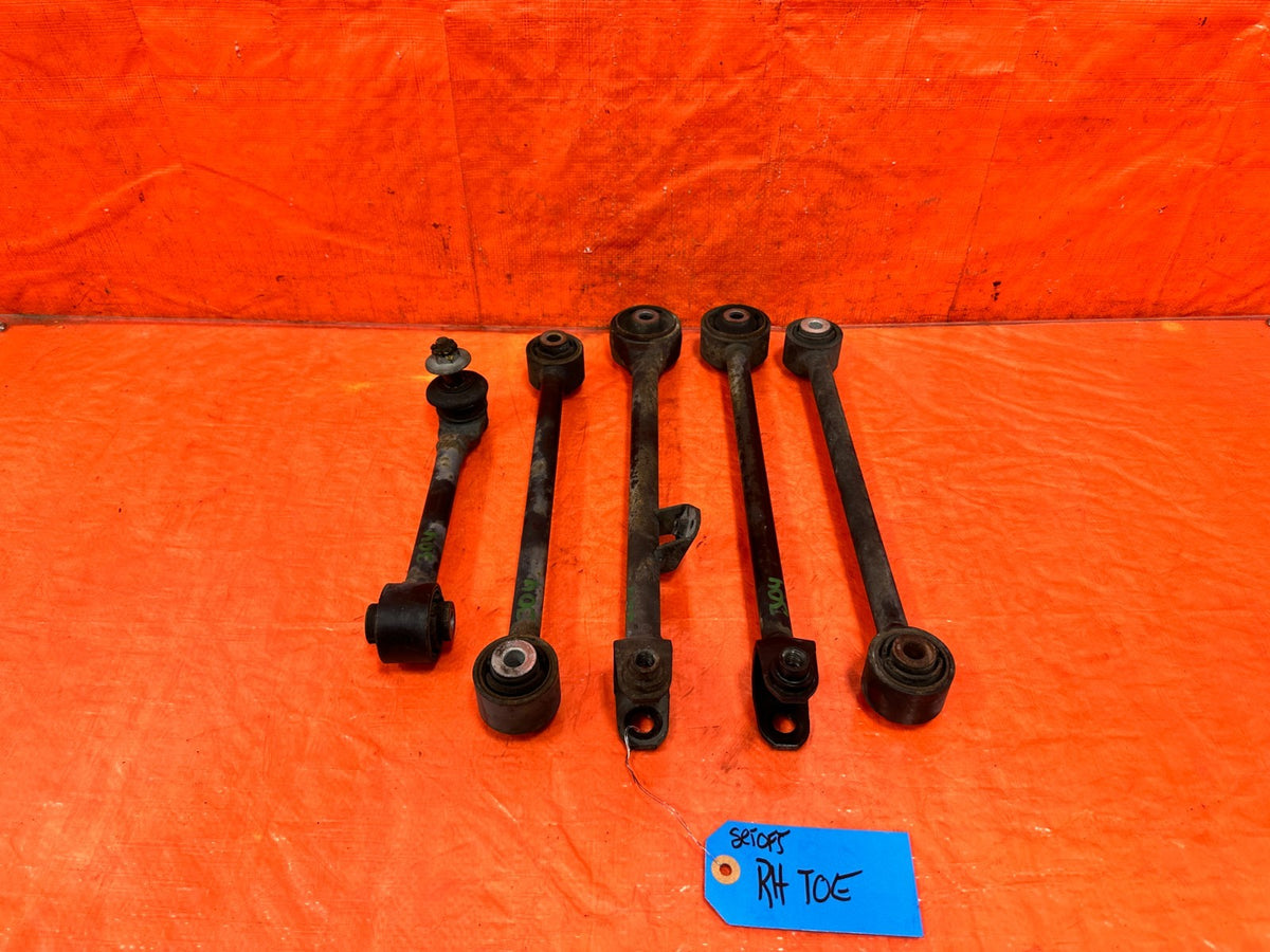 04-08 ACURA TSX PASSENGER RIGHT REAR LOWER CONTROL ARM SET OF 5 - ALL ARMS #3040