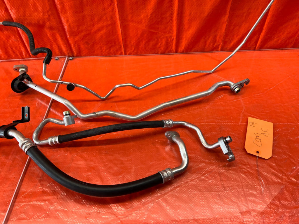 2016 INFINITI Q50 RED SPORT 400   COMPLETE AC LINE SET LINES HOSES PIPES OEM6