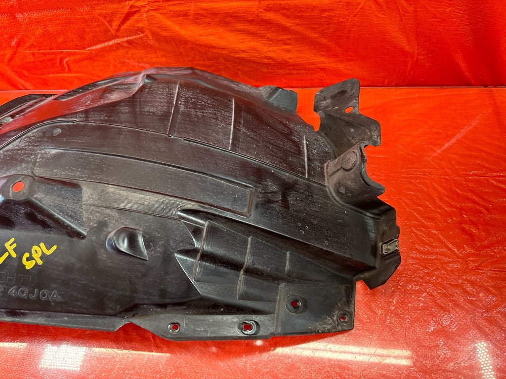 14 20 INFINITI Q50   FENDER LINER LEFT FRONT   REAR PORTION ONLY   OEM #1855