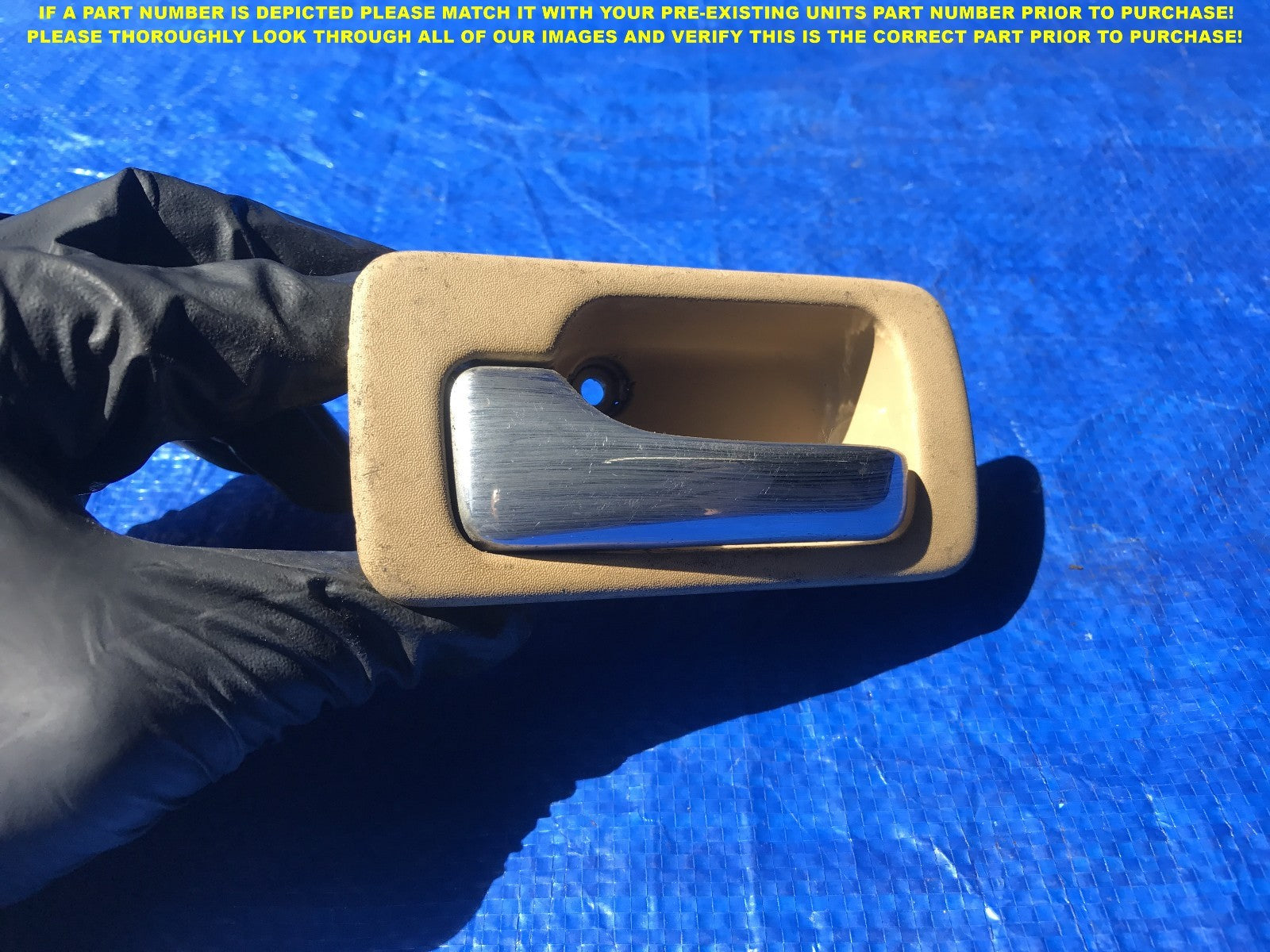 OEM 1990 1991 1992 HONDA ACCORD DRIVER LEFT REAR INTERIOR DOOR HANDLE  0