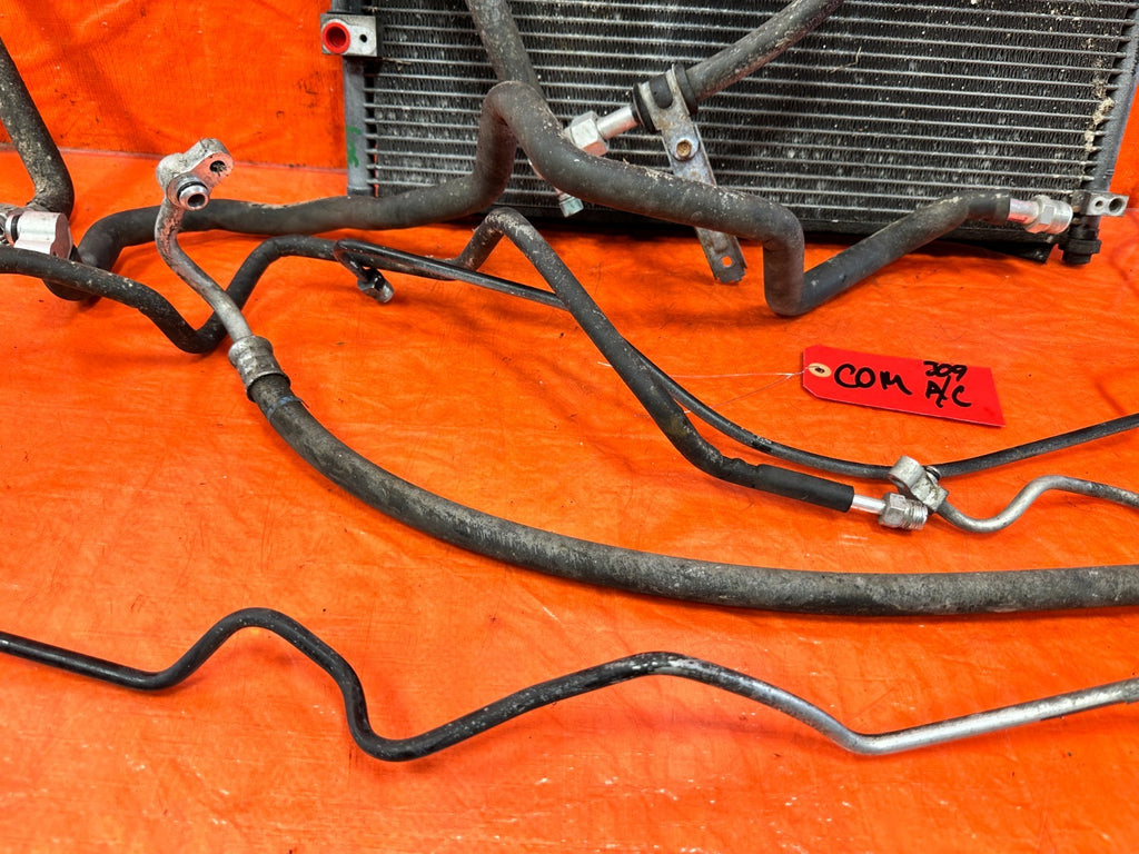 94 01 ACURA INTEGRA   AC LINE SET LINES PIPES HOSES W/ CONDENSER   OEM 3098