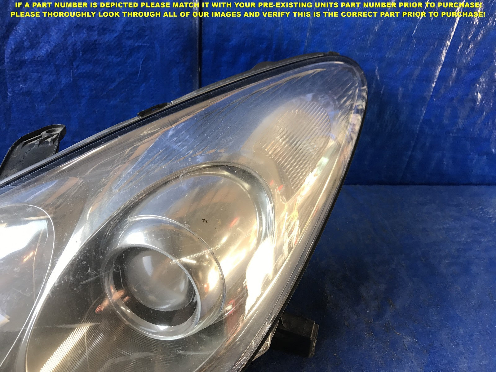 2002 2003 2004 02 03 04 LEXUS ES300 HALOGEN NON HID DRIVER LEFT HEADLIGHT L LH 6