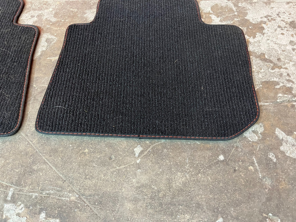 15 20 SUBARU WRX STI   FLOOR MAT SET   BLACK COLOR LEFT RIGHT FRONT REAR OEM 17011