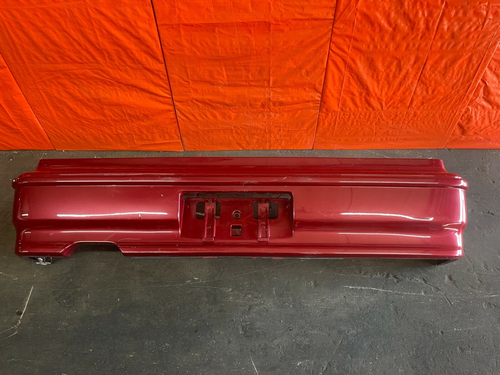 90 91 HONDA CRX   REAR   BUMPER COVER   PAINTED RED   GENUINE FACTORY OEM #610