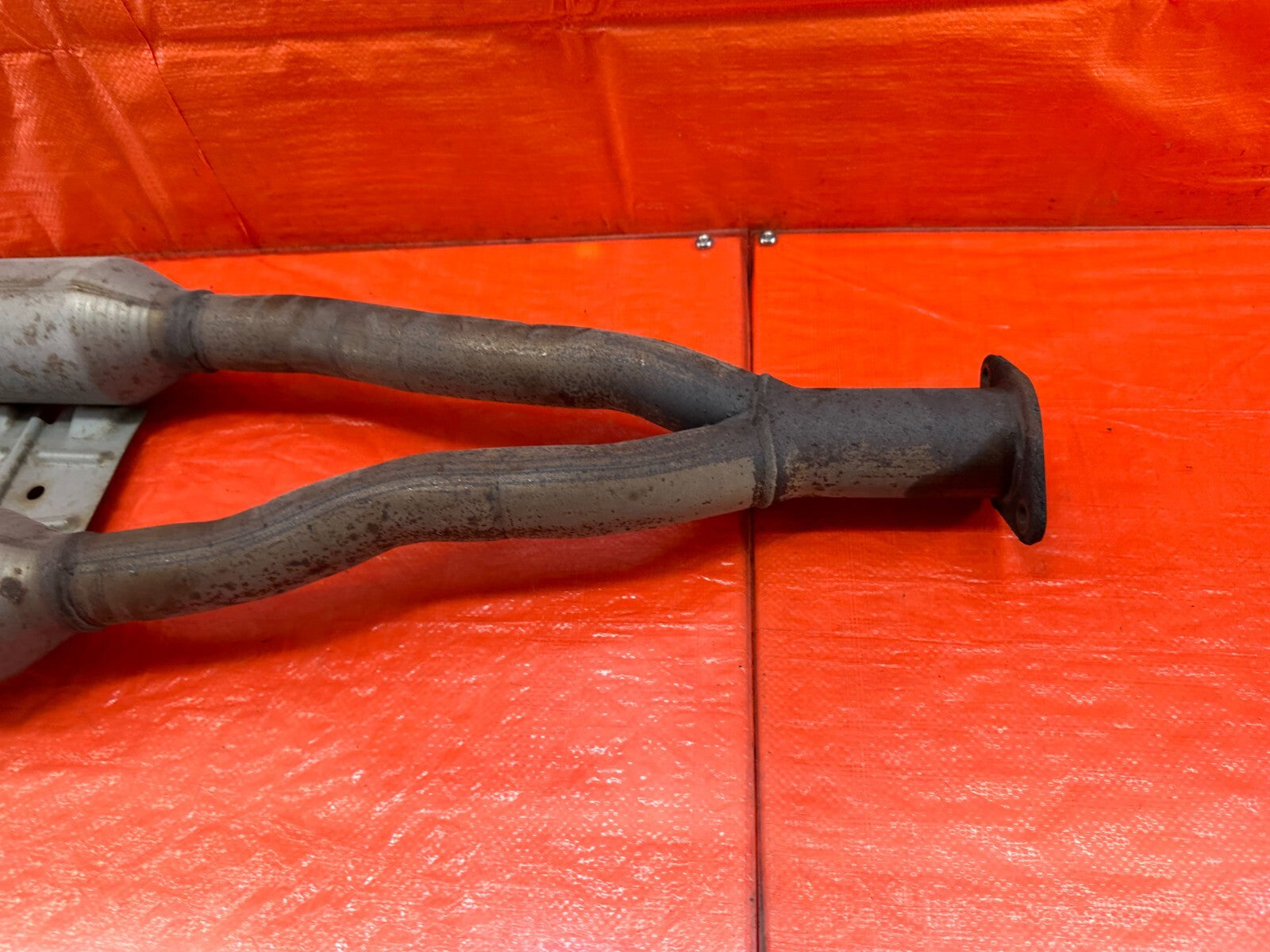 16 20 INFINITI Q50   RED SPORT 400 RWD   FACTORY DOWN PIPE MID PIPE   OEM #2157