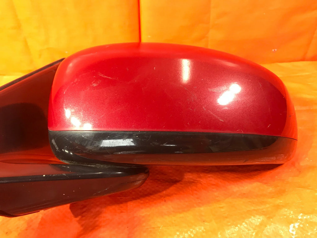 OEM 2007 2008 G35   SEDAN   DRIVER LEFT SIDE VIEW MIRROR   RED   E4 012536 07 083