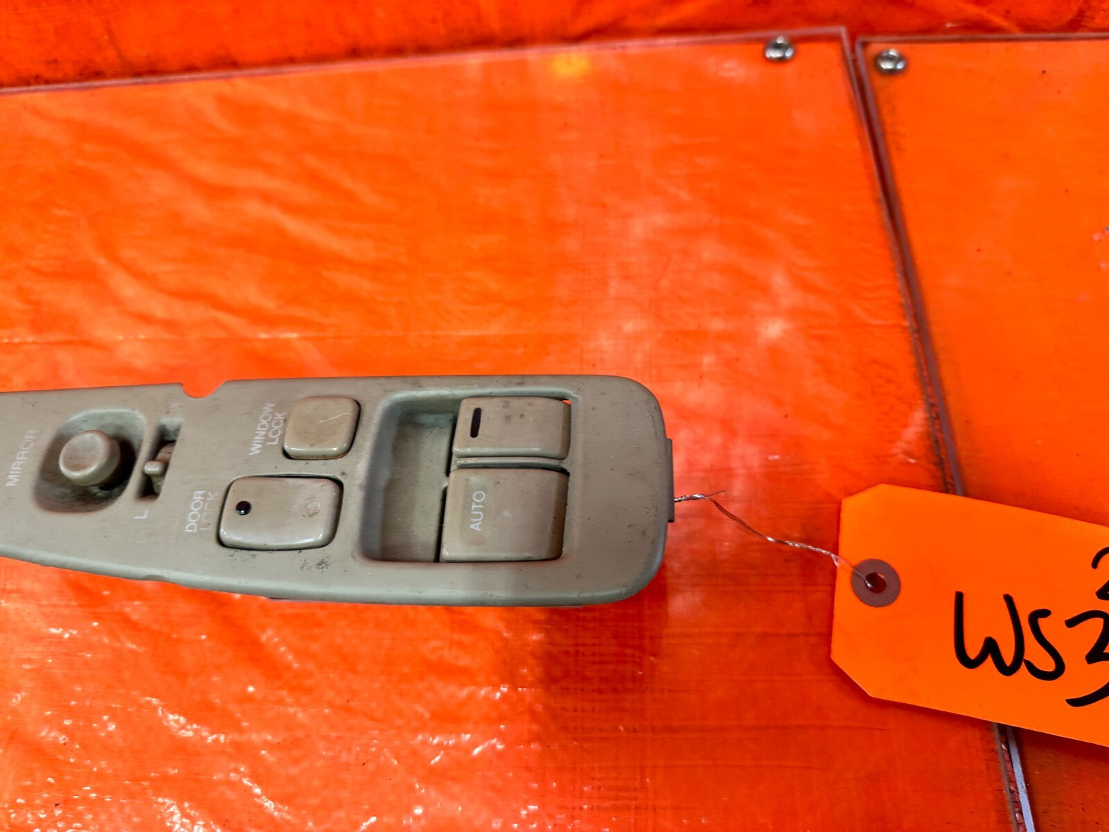 1992 92 LEXUS SC300   DRIVER LEFT FRONT MASTER WINDOW SWITCH   OEM FACTORY #2765