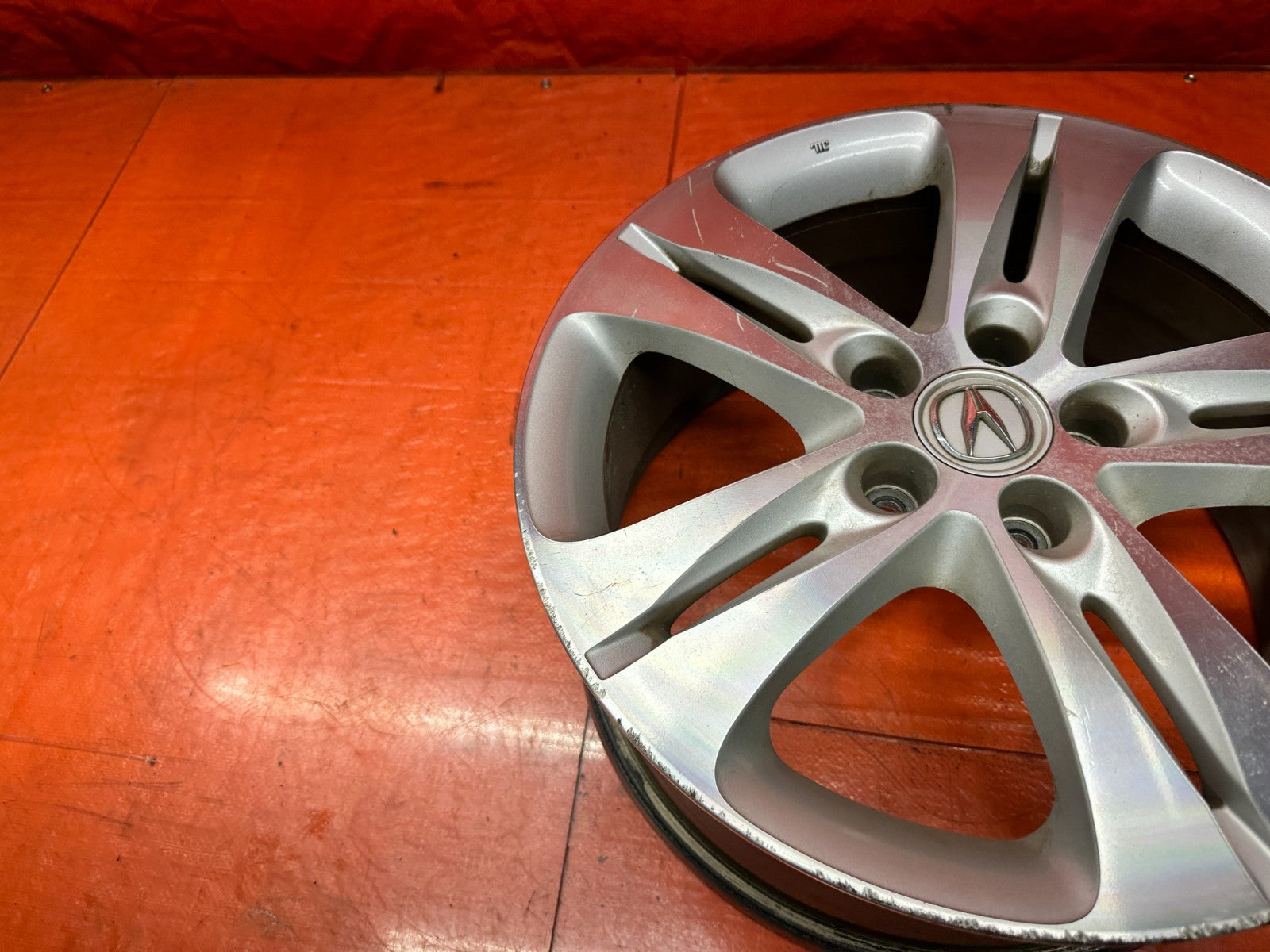 09 14 ACURA TSX V6 18 INCH 5 SPOKE ALLOY WHEEL RIM 18x8 5x114.3 OEM FACTORY9
