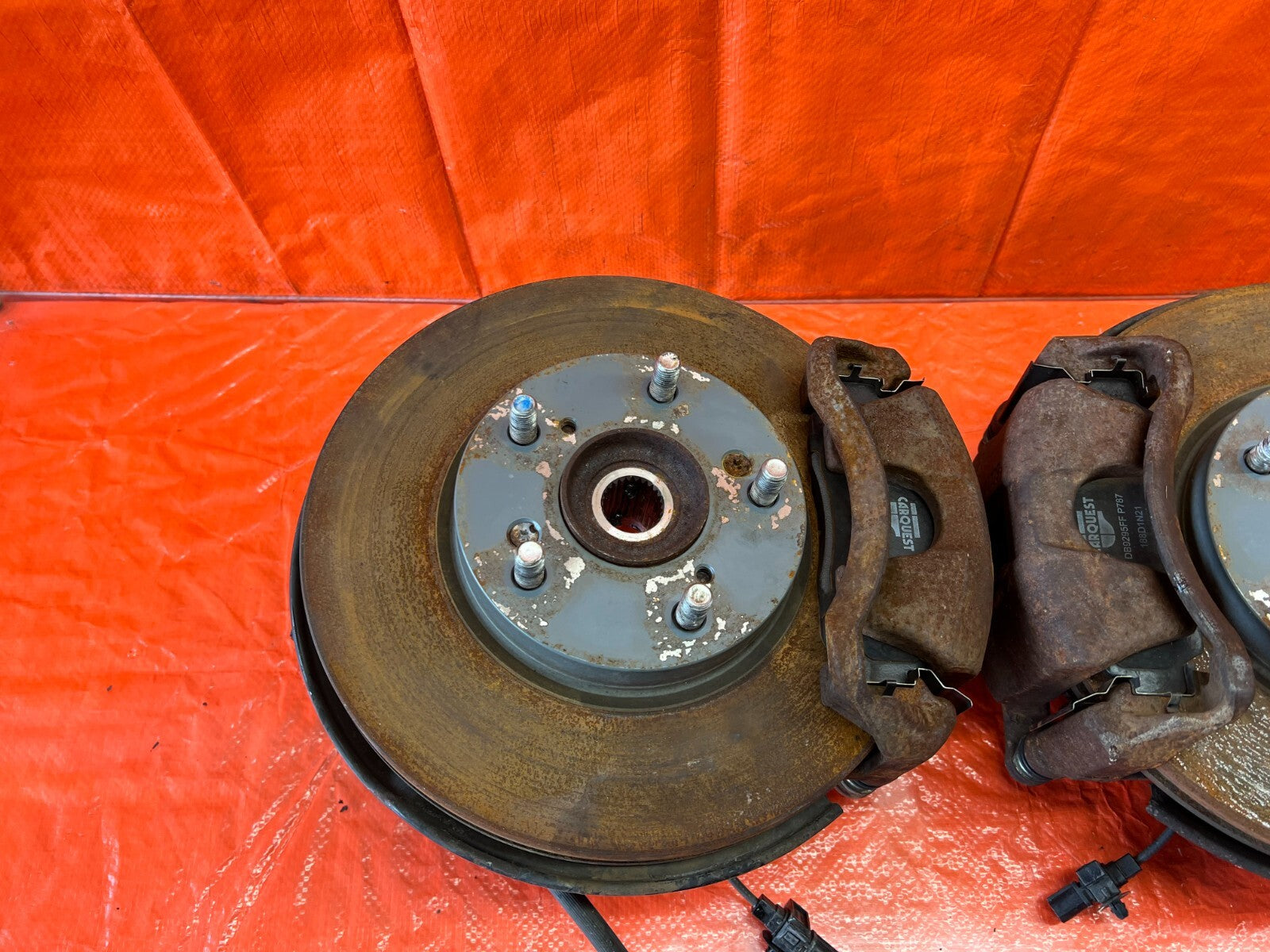 06 11 HONDA CIVIC   CSX FRONT SPINDLE CONVERSION   32MM HUBS W/ SI CALIPERS OEM5