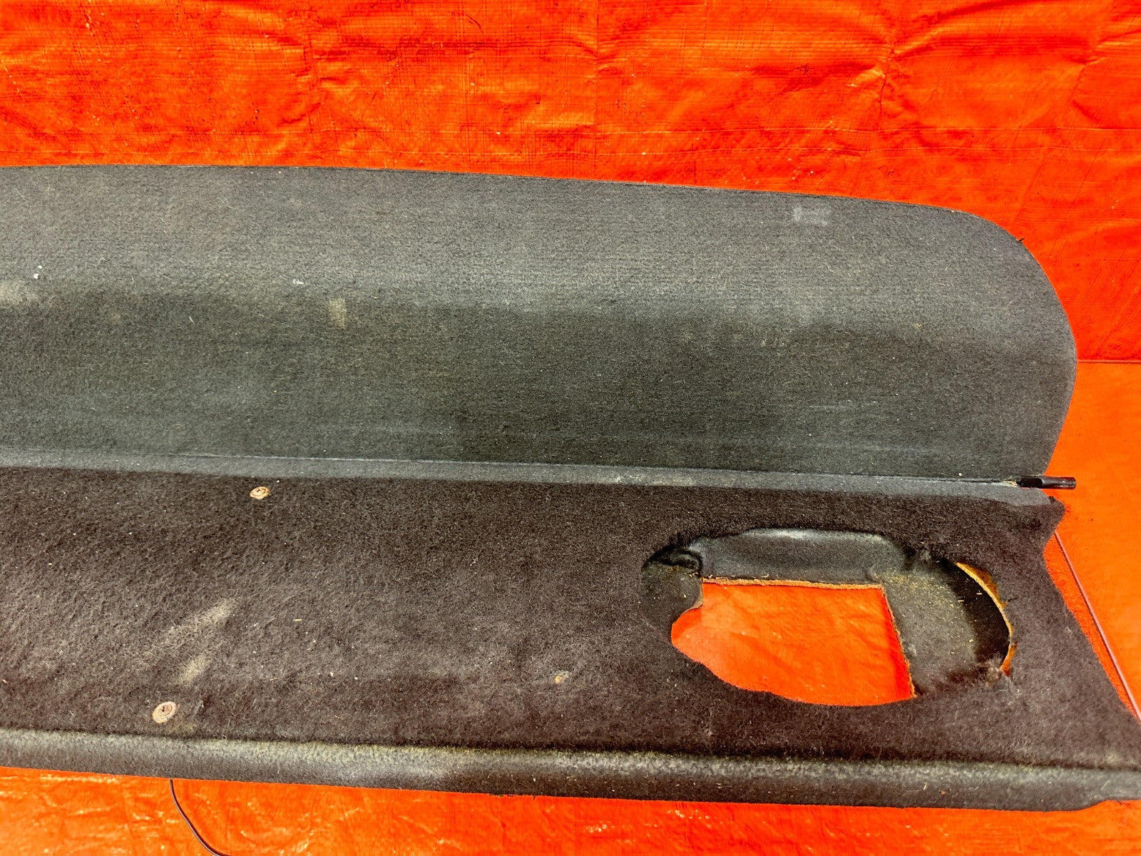 90 91 HONDA CIVIC HATCHBACK   CARGO COVER PRIVACY LID TRAY PANEL   CUT   OEM 3256