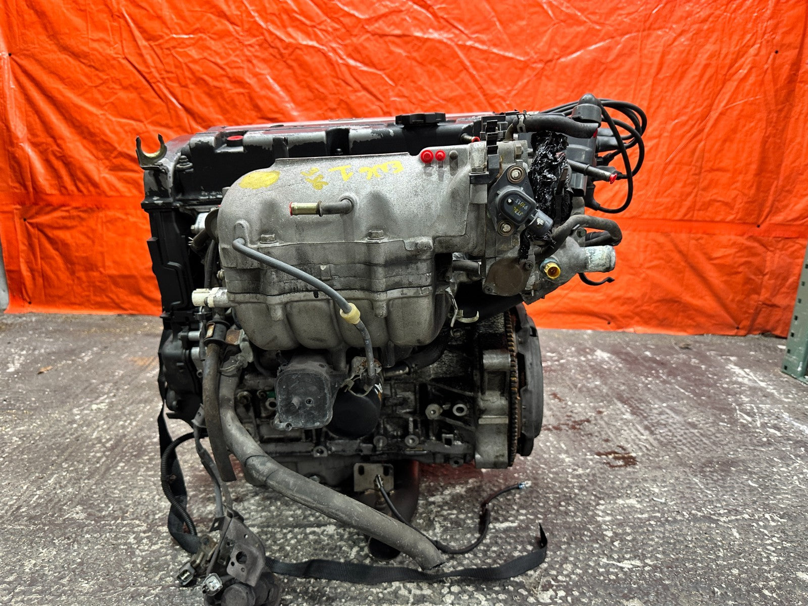 97 01 HONDA PRELUDE 2.2L H22A4 NON SH ENGINE MOTOR LONG BLOCK ASSEMBLY OEM #DNP214