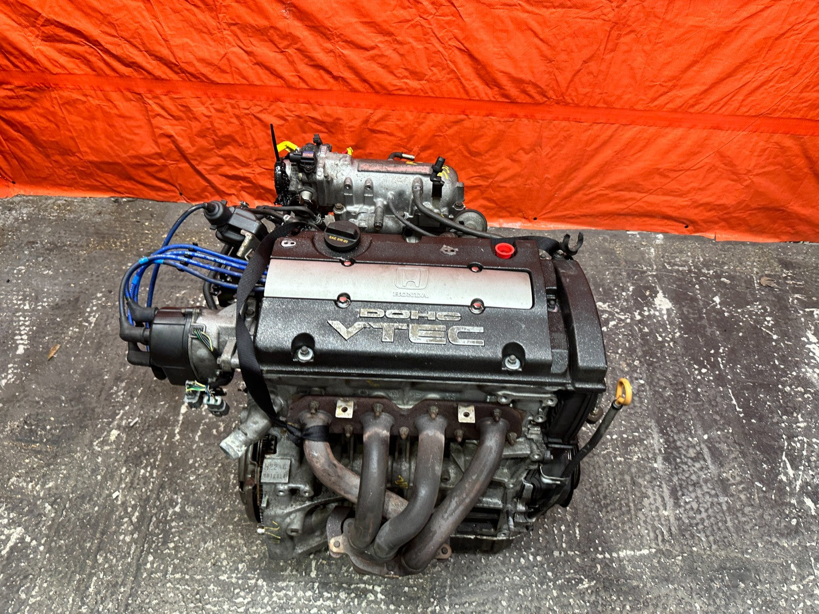 97 01 HONDA PRELUDE 2.2L H22A4 NON SH ENGINE MOTOR LONG BLOCK ASSEMBLY OEM #DNP18