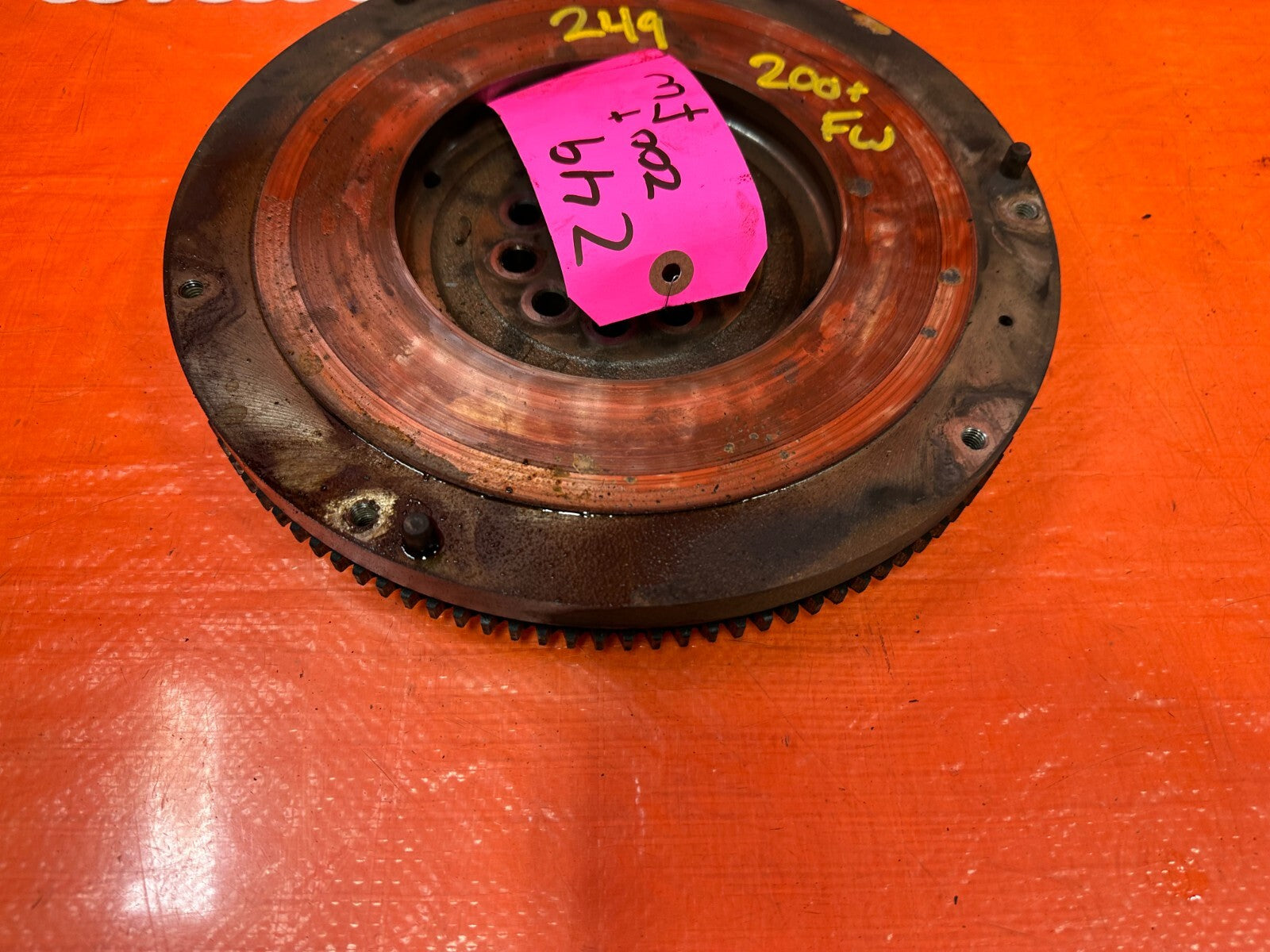 95 04 TOYOTA TACOMA   4 CYL 2.4L & 2.7L   MANUAL STICK SHIFT FLYWHEEL   OEM #2494