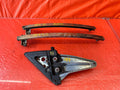 90 93 ACURA INTEGRA 2D   DOOR SASH & GUIDE WINDOW CHANNEL BRACKET SET LEFT #1890