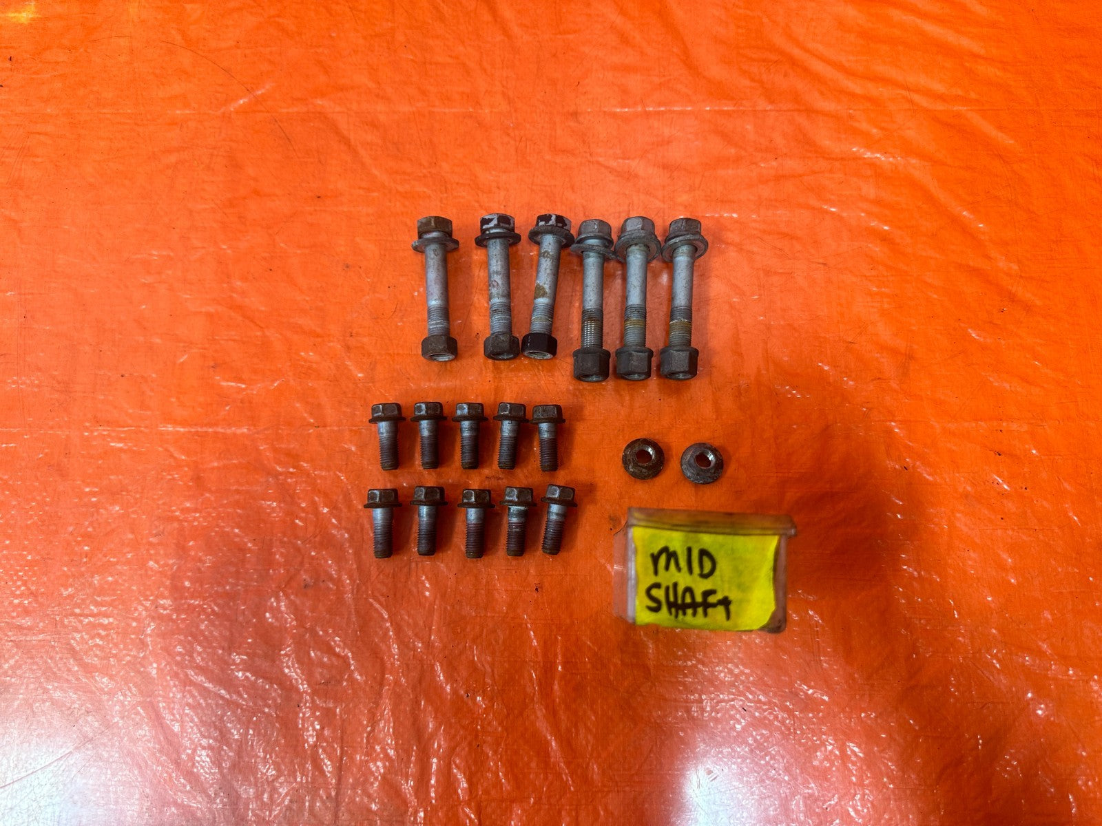 08 15 INFINITI G37 & Q60 DRIVESHAFT DRIVE SHAFT PROPELLER SHAFT BOLTS   OEM 3290