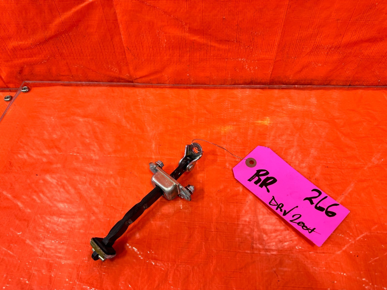 15 21 SUBARU WRX & STI PASSENGER REAR DOOR CHECKER HINGE ARM STOPPER OEM #2660
