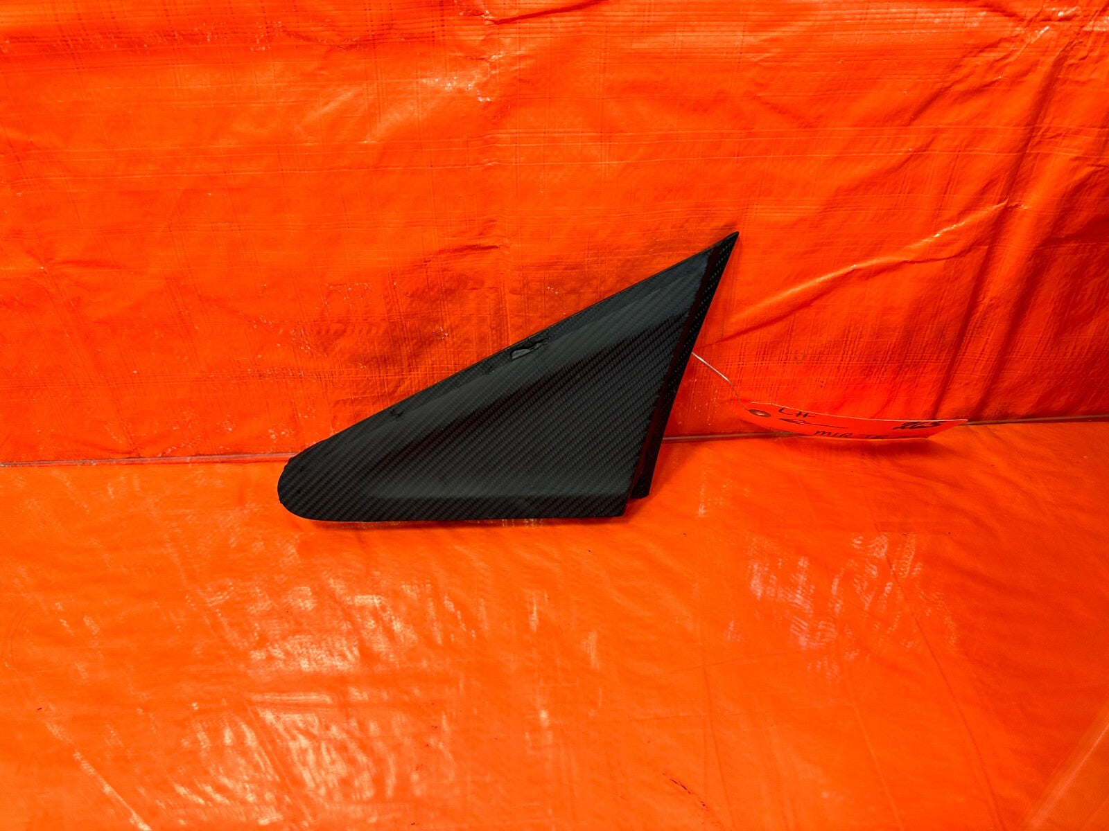 12 13 HONDA CIVIC 2D COUPE LEFT EXTERIOR MIRROR TRIM COVER PLASTICS GARNISH 2650