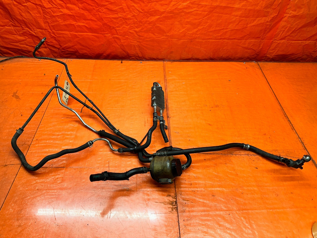 14-15 INFINITI Q50 3.7L AWD HIGH PRESSURE POWER STEERING RACK LINES W/ COOLER #313