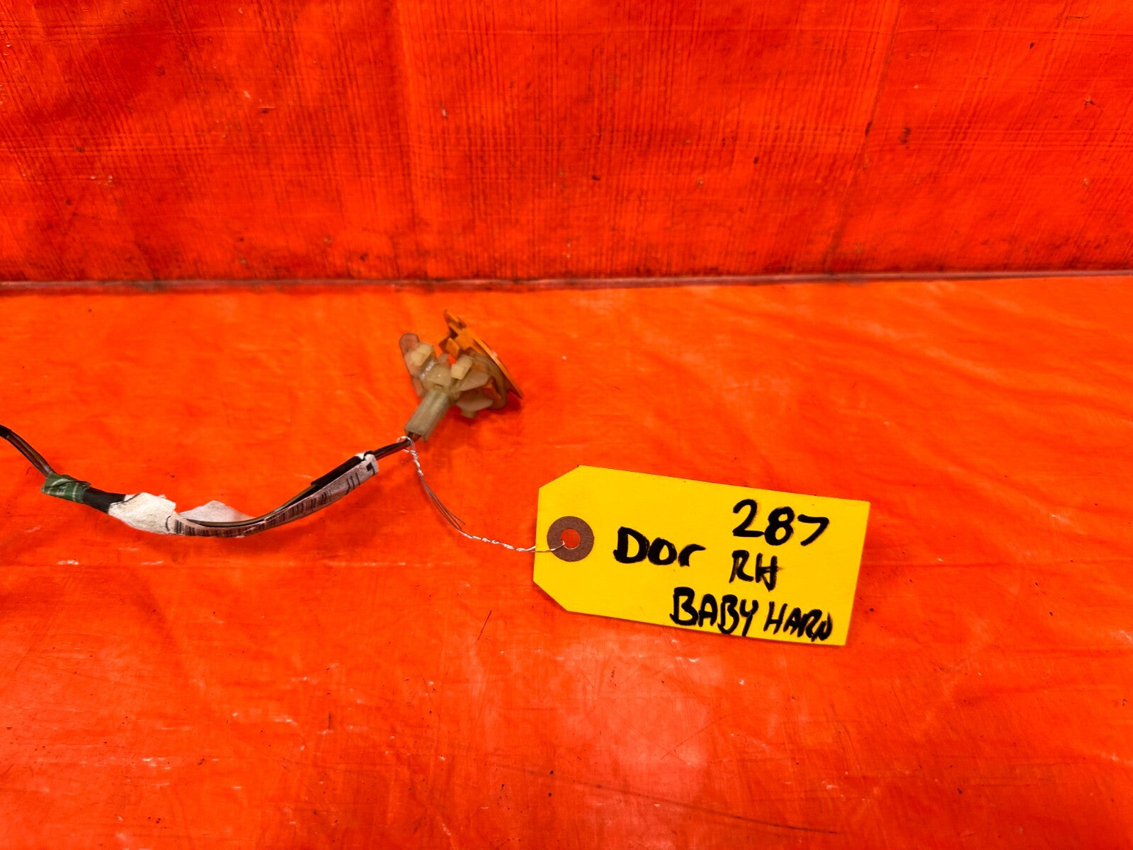 96 00 HONDA CIVIC   HATCHBACK   LEFT OR RIGHT   DOOR SPEAKER HARNESS OEM 2876