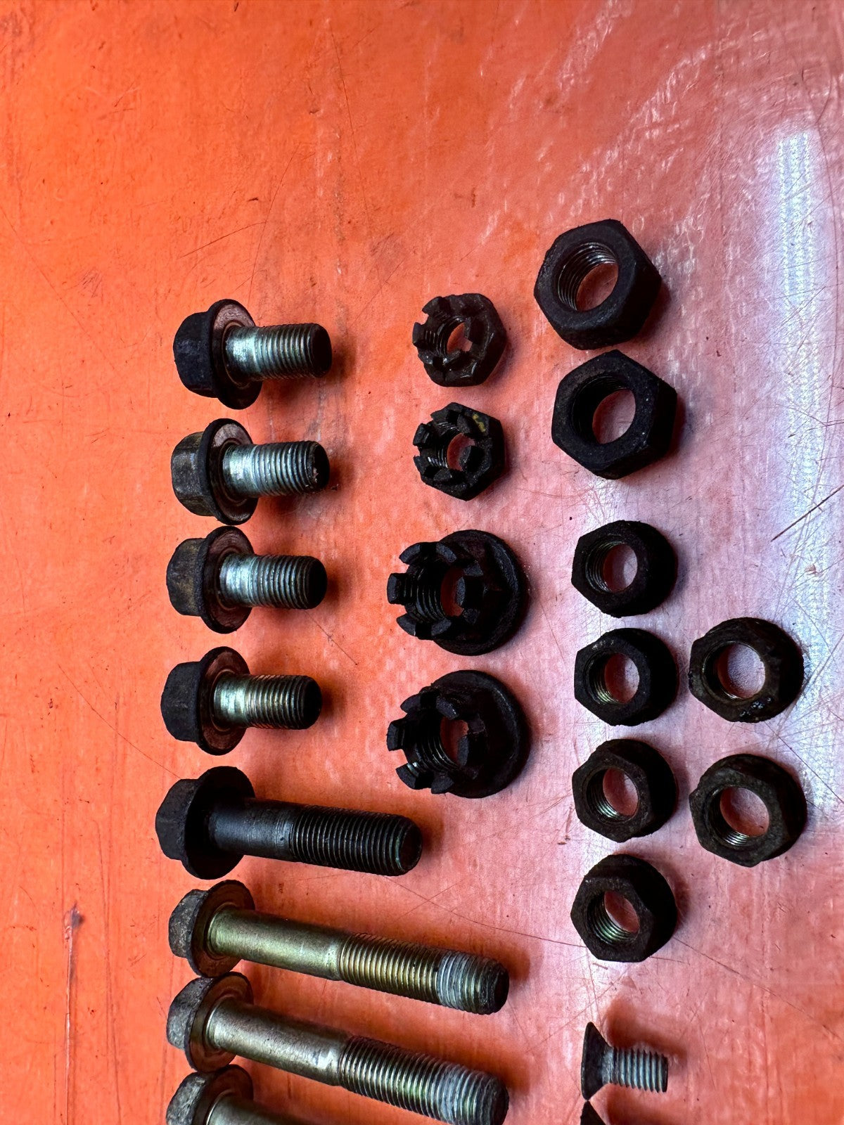 97 01 HONDA PRELUDE 2.2L FRONT UPPER LOWER CONTROL ARM BOLTS HARDWARE OEM #3355