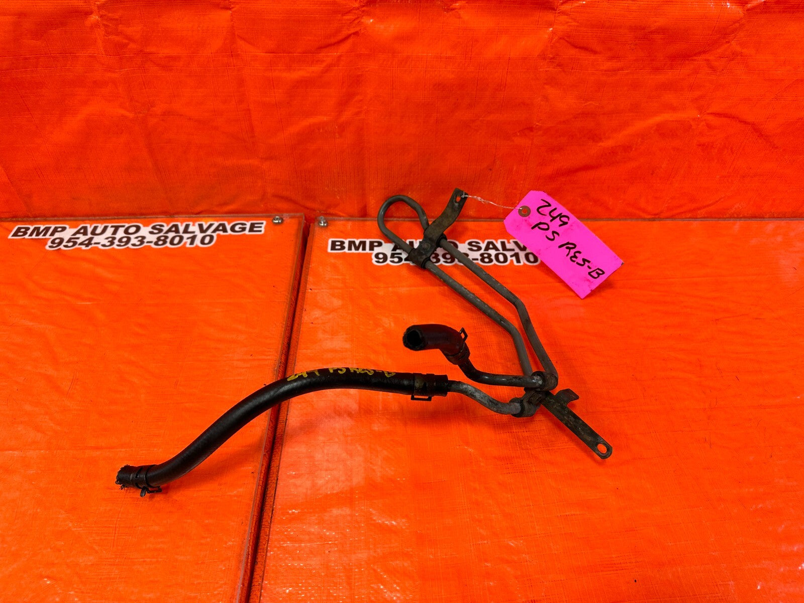95 97 TOYOTA TACOMA   4 CYL 2.4L & 2.7L   POWER STEERING OIL COOLER LINE OEM 2490